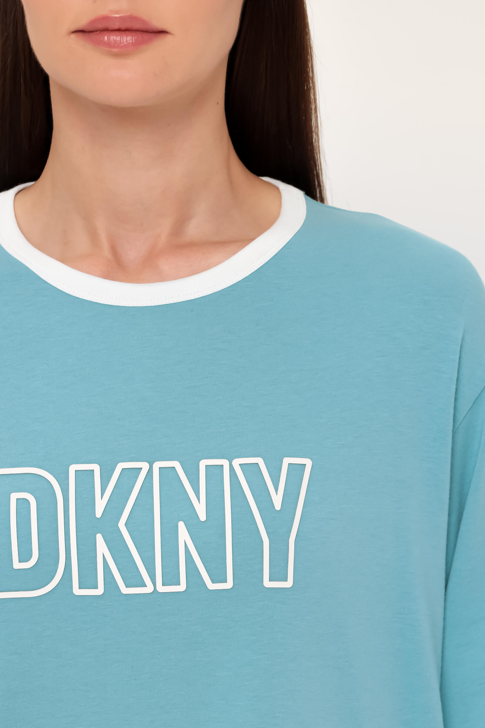 Хлопковая пижама с шортами Бренд DKNY Изображение 5
