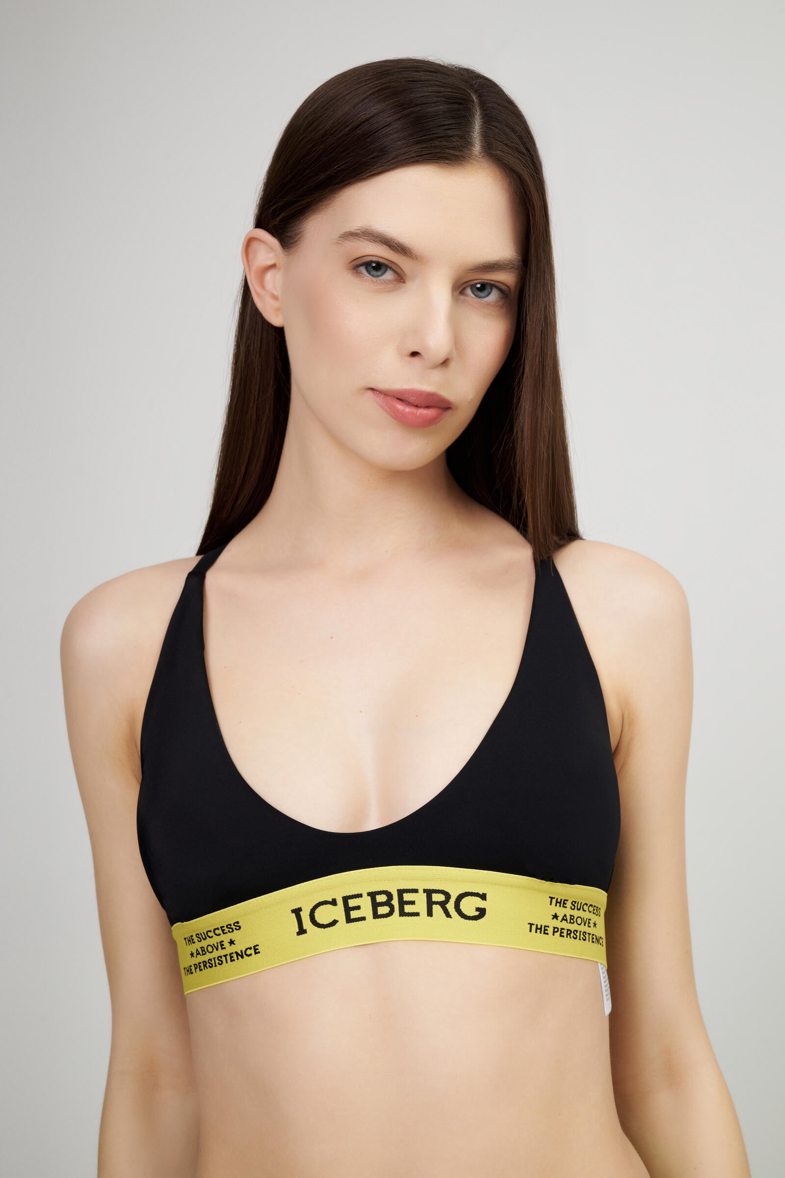 Лиф без косточек с логотипом бренда Бренд Iceberg Изображение 2