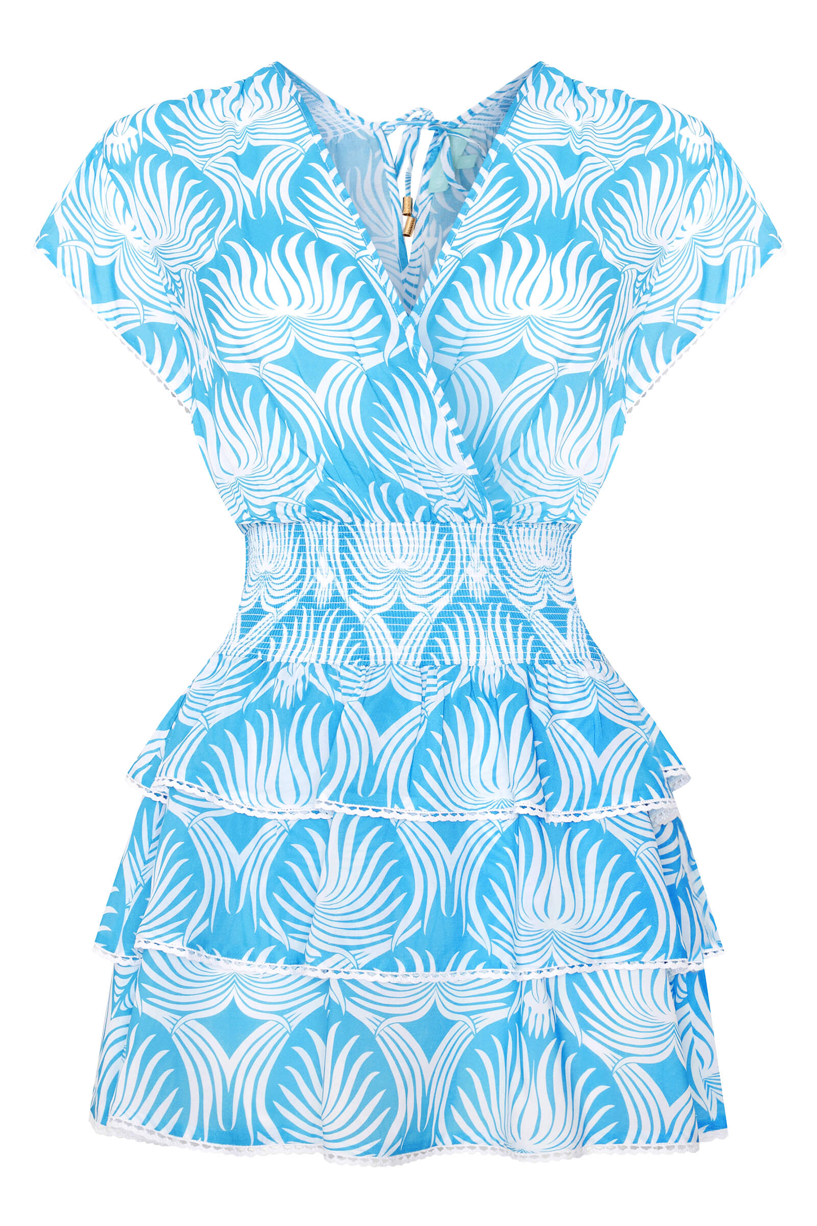 Короткое хлопковое платье Бренд Melissa Odabash