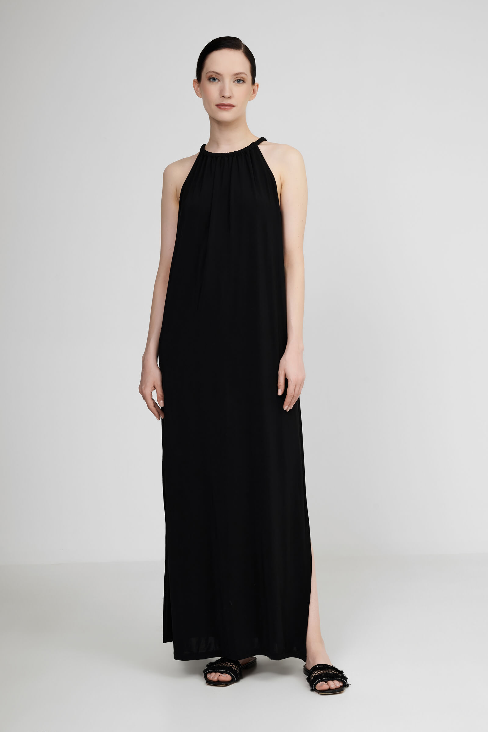 Длинное платье из шелковистой вискозы Бренд Max Mara Изображение 2
