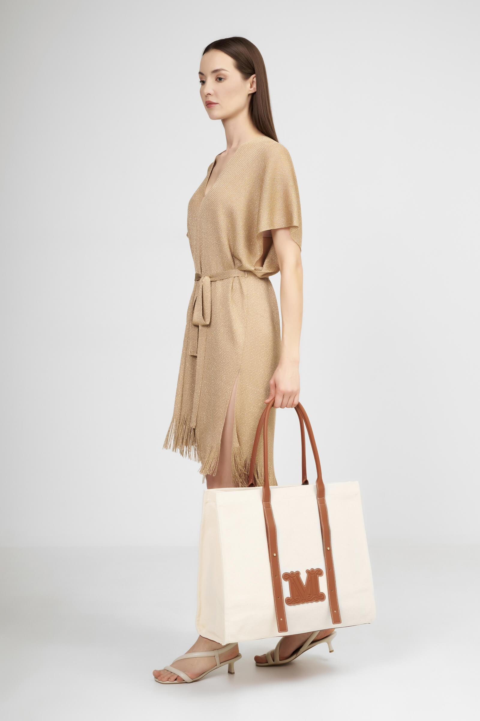 Пляжная сумка из плотного хлопка Бренд Max Mara Изображение 5