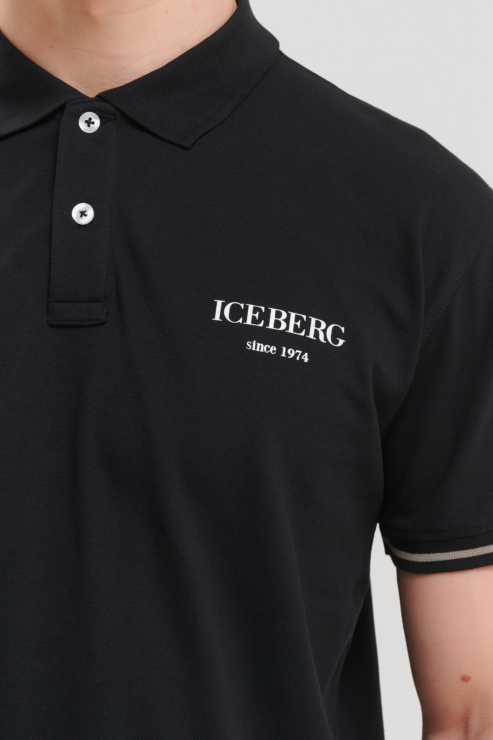 Хлопковое поло Бренд Iceberg Изображение 5