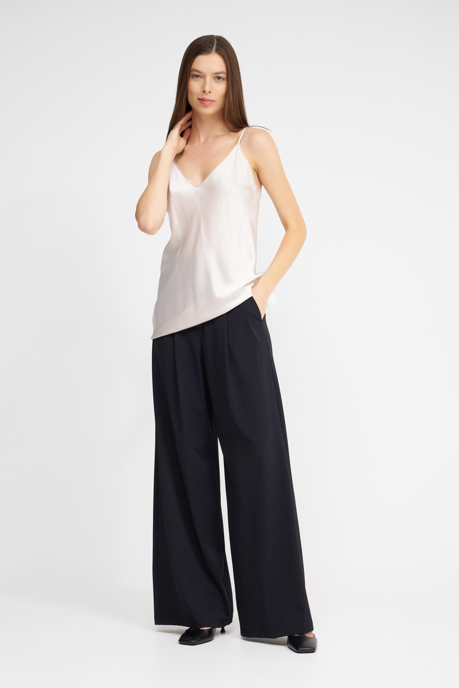 Брюки-палаццо со стрелками Бренд Max Mara Изображение 4