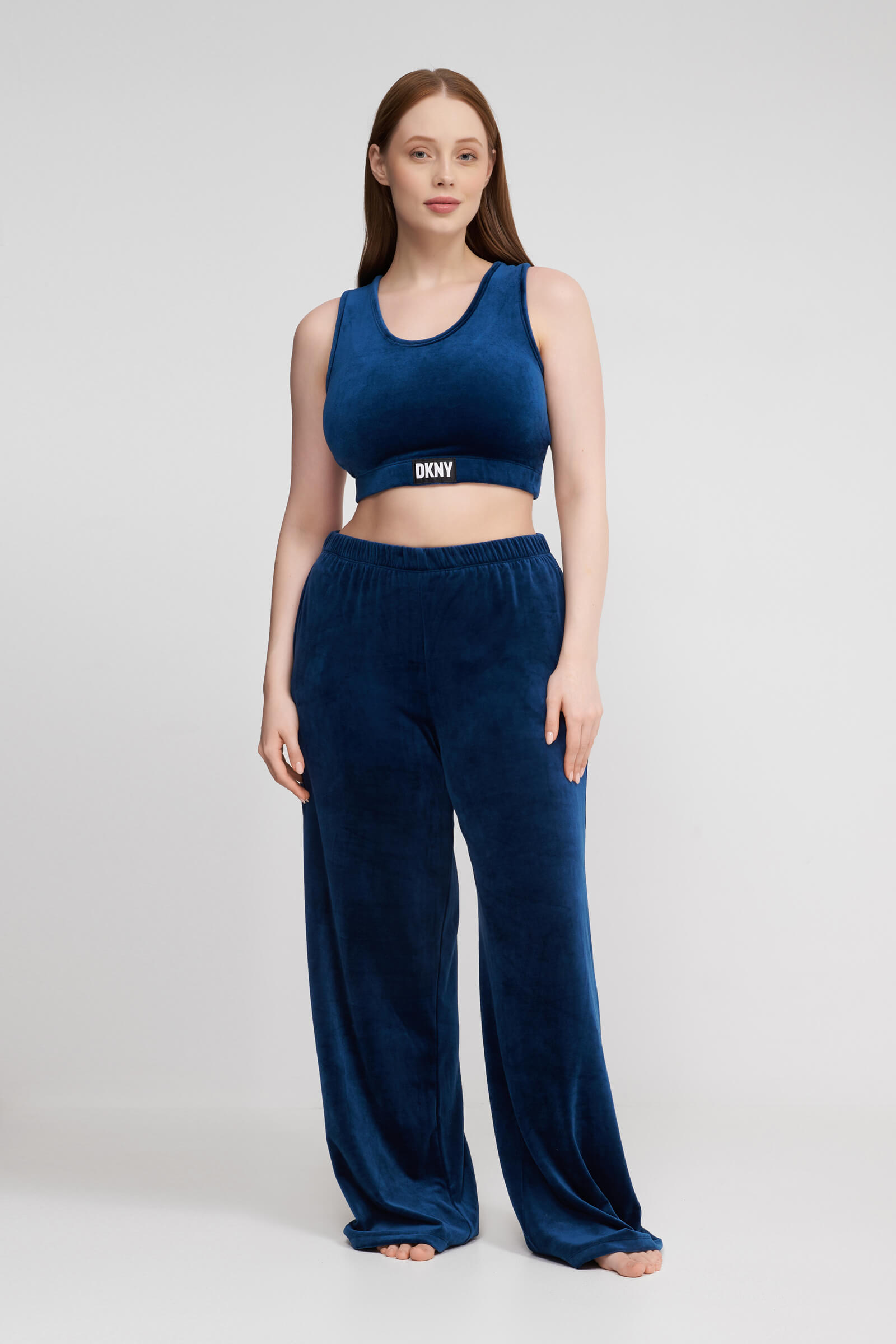 Велюровый домашний костюм-тройка Бренд DKNY Изображение 11