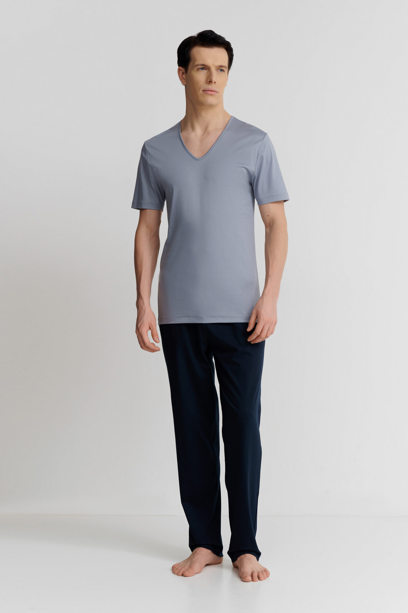Футболка из редкого хлопка Sea Island Бренд Zimmerli Изображение 4