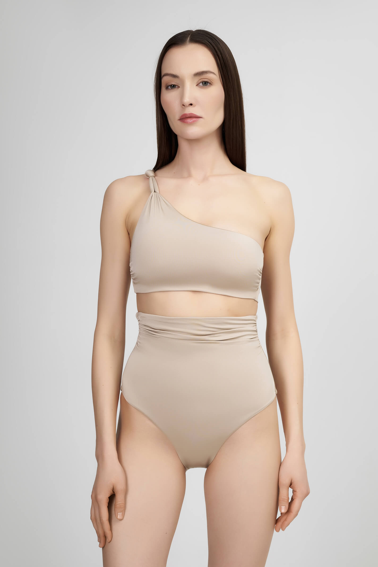 Плавки слипы с драпировкой с эффектом умного загара Бренд Max Mara Изображение 6