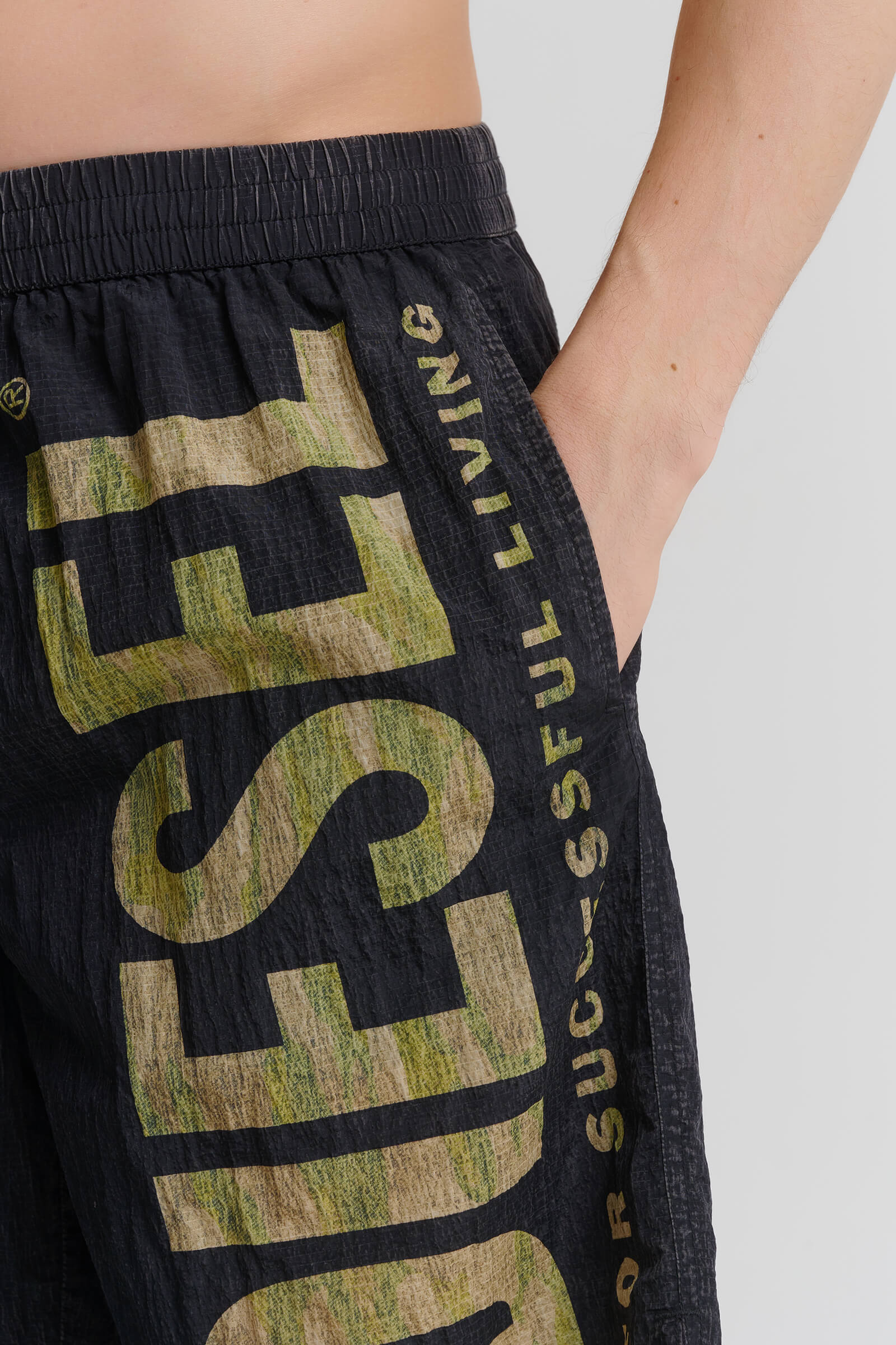 Плавательные шорты из быстросохнущей ткани Бренд Diesel Изображение 5