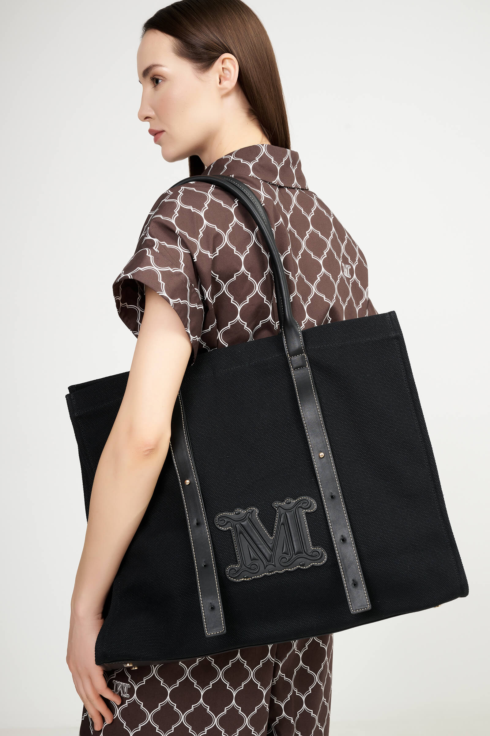 Пляжная сумка из плотного хлопка Бренд Max Mara Изображение 3