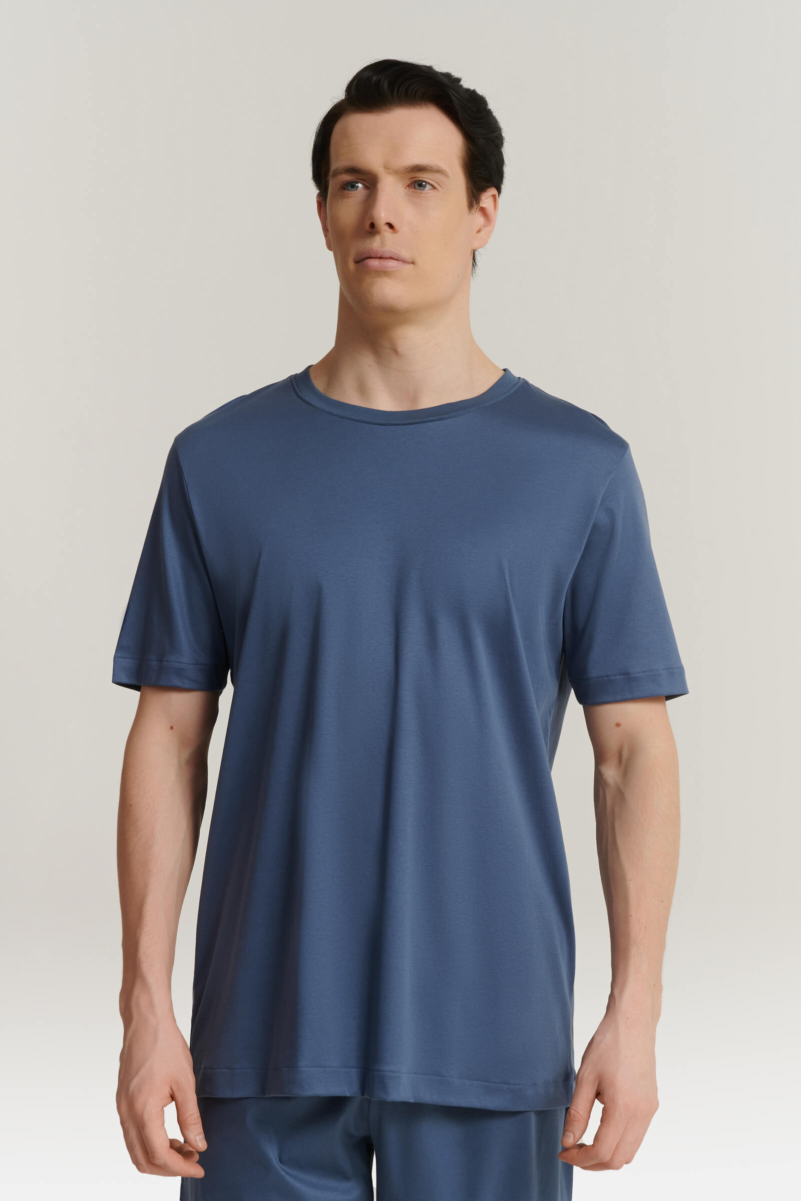 Короткая пижама из редкого хлопка Sea Island Бренд Zimmerli Изображение 7