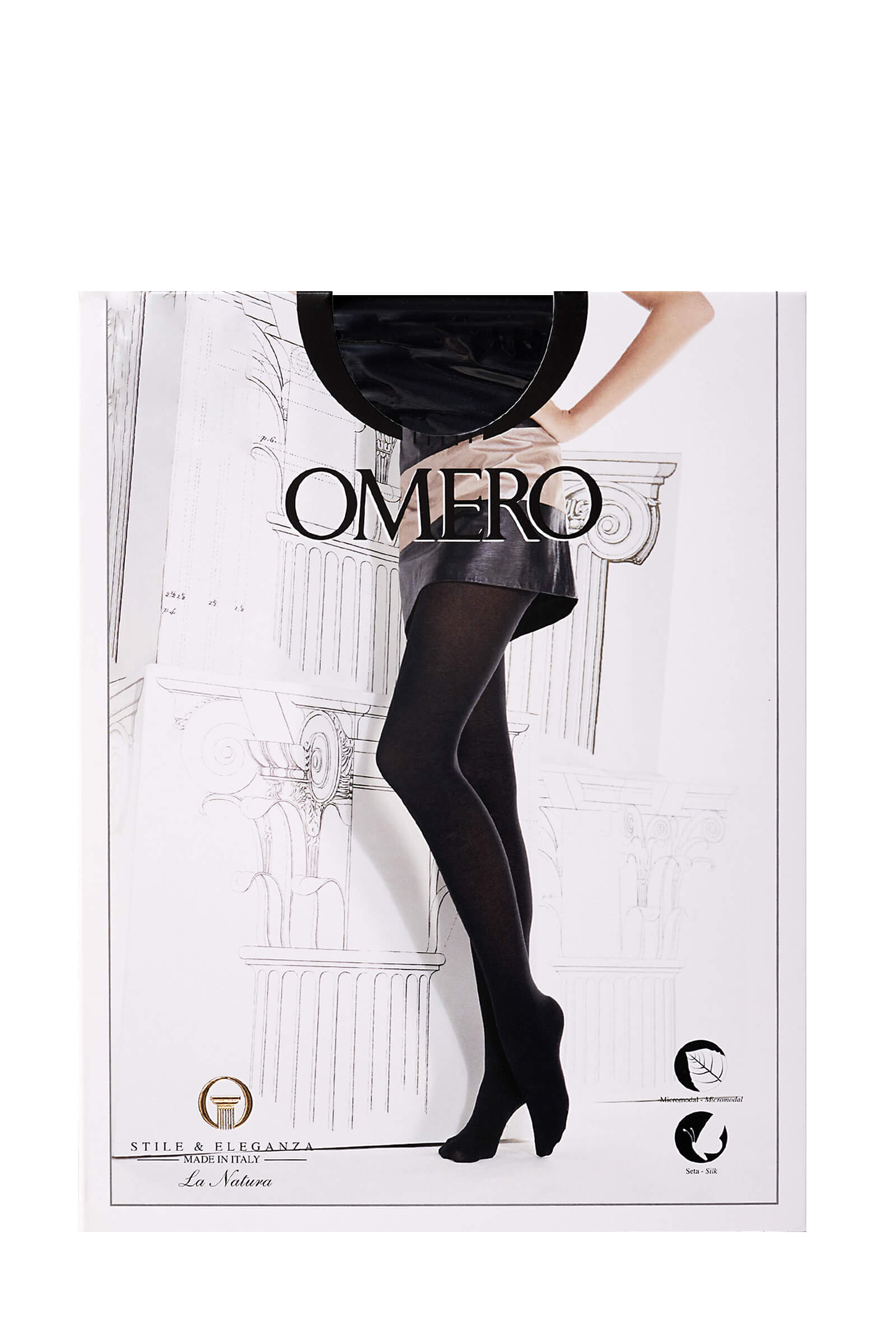 Плотные матовые колготки 150 ден Бренд Omero Изображение 7