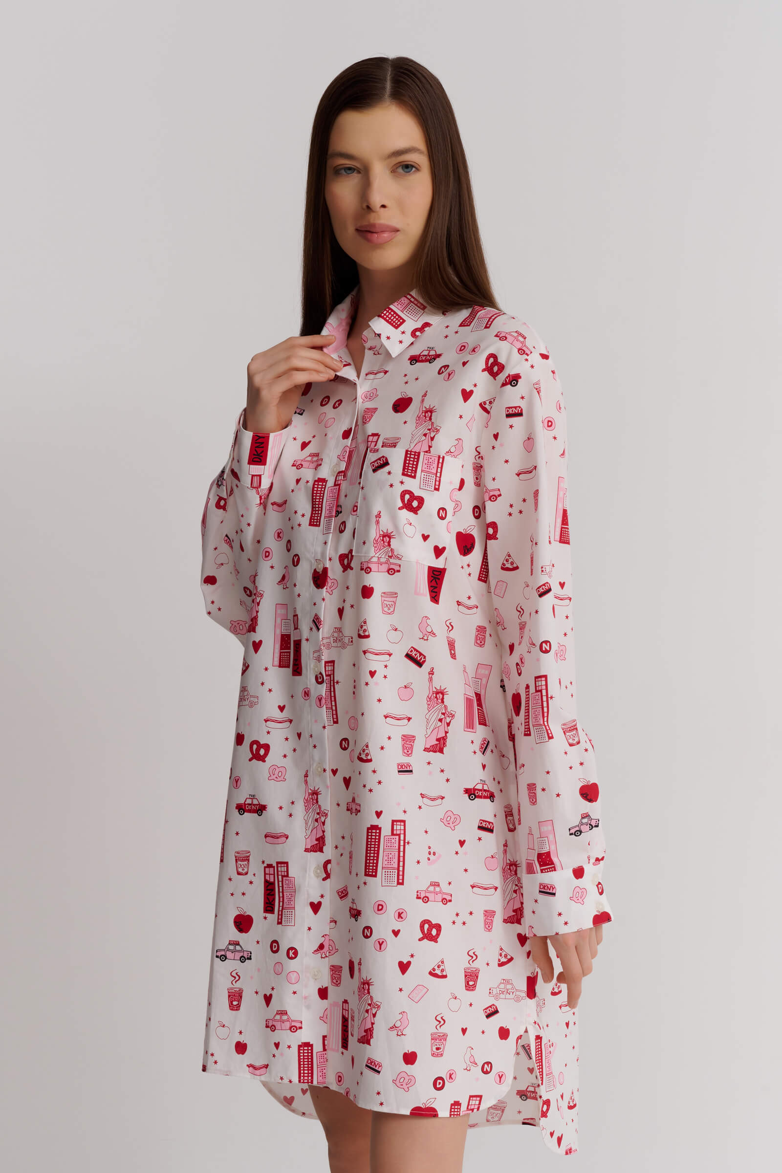 Короткая ночная рубашка Бренд DKNY Изображение 4