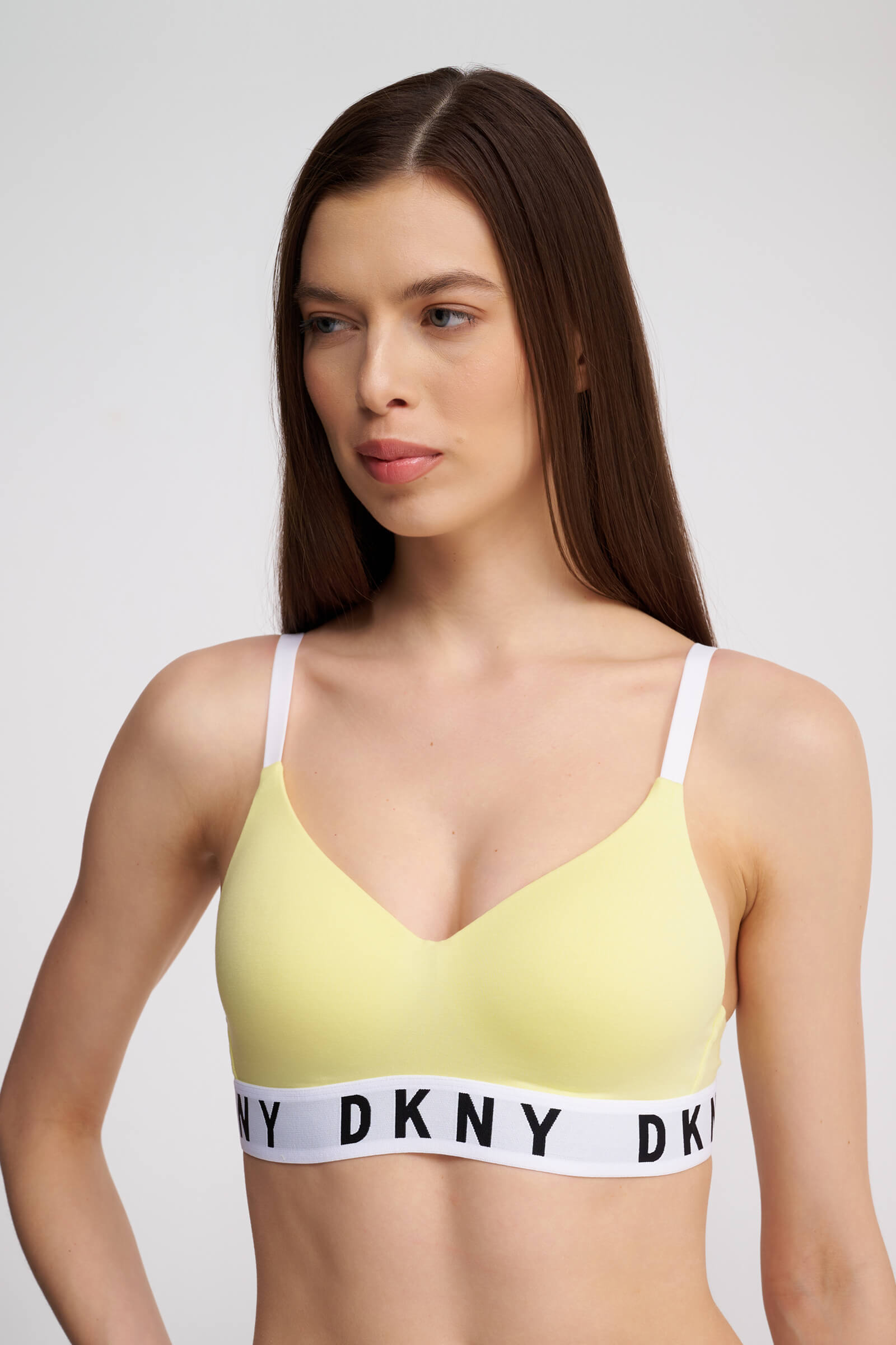 Бюстгальтер топ с треугольными чашками Бренд DKNY Изображение 2