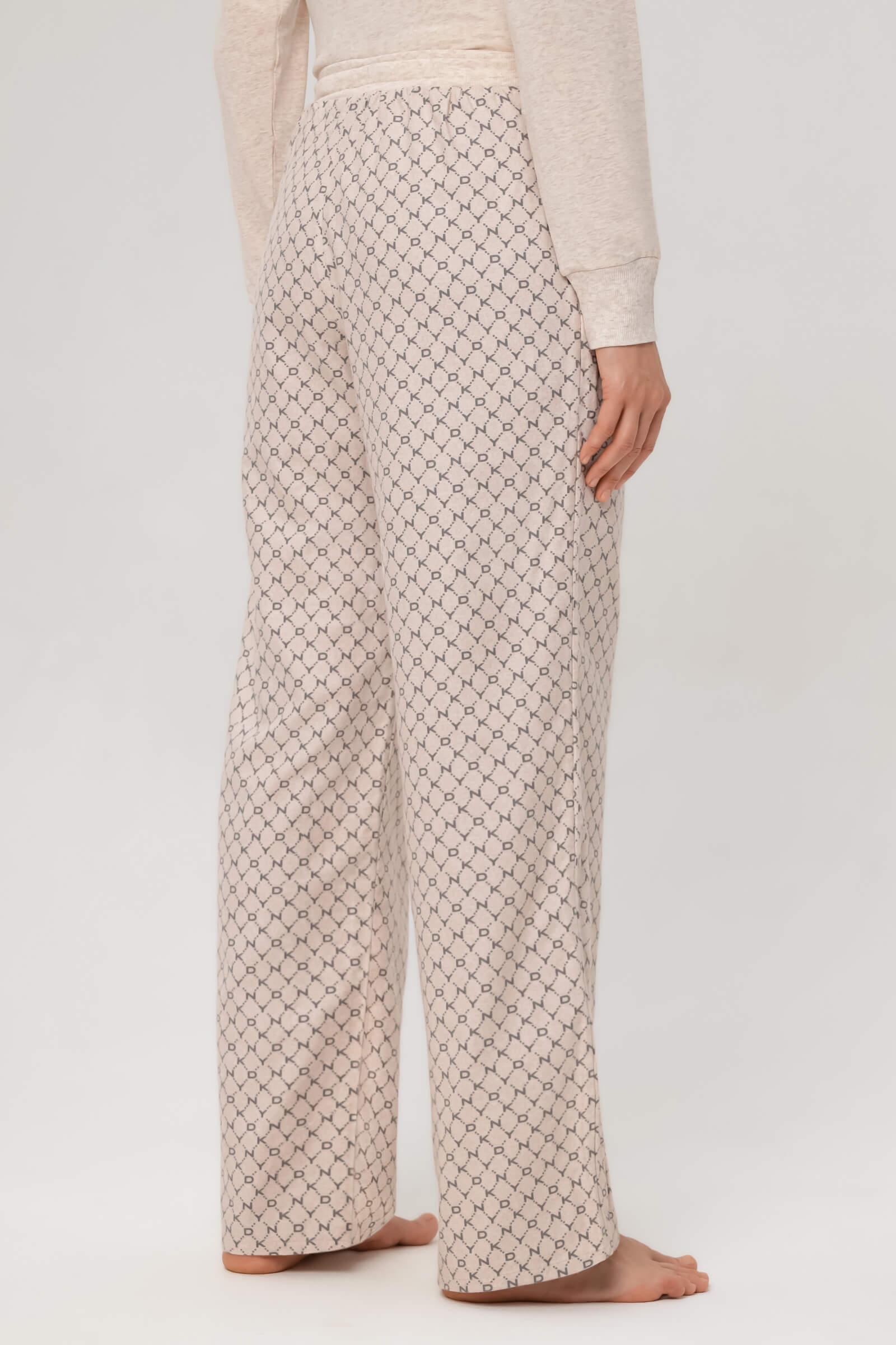 Пижамные хлопковые брюки на завязках Бренд DKNY Изображение 3