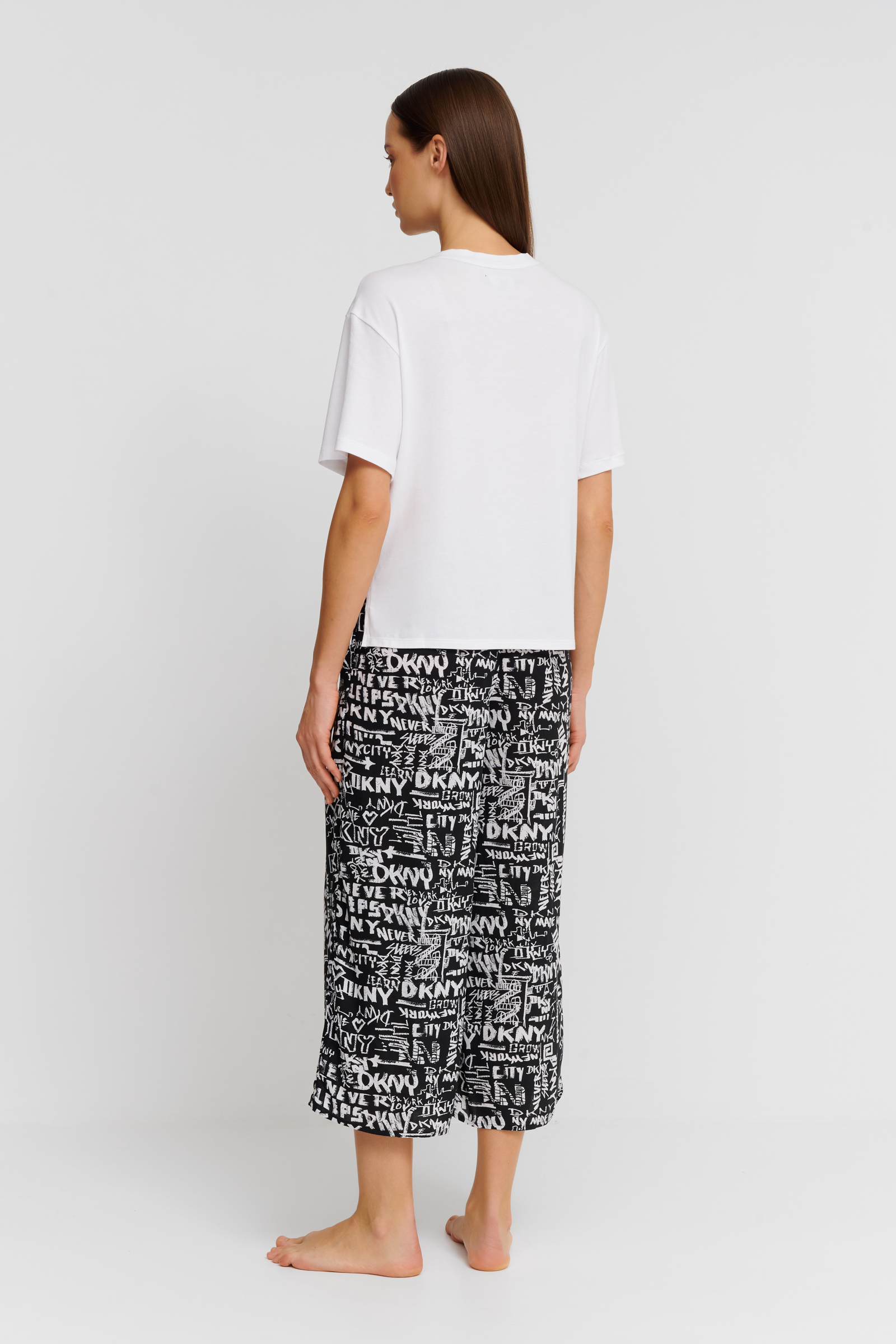 Пижама с укороченными брюками Бренд DKNY Изображение 4
