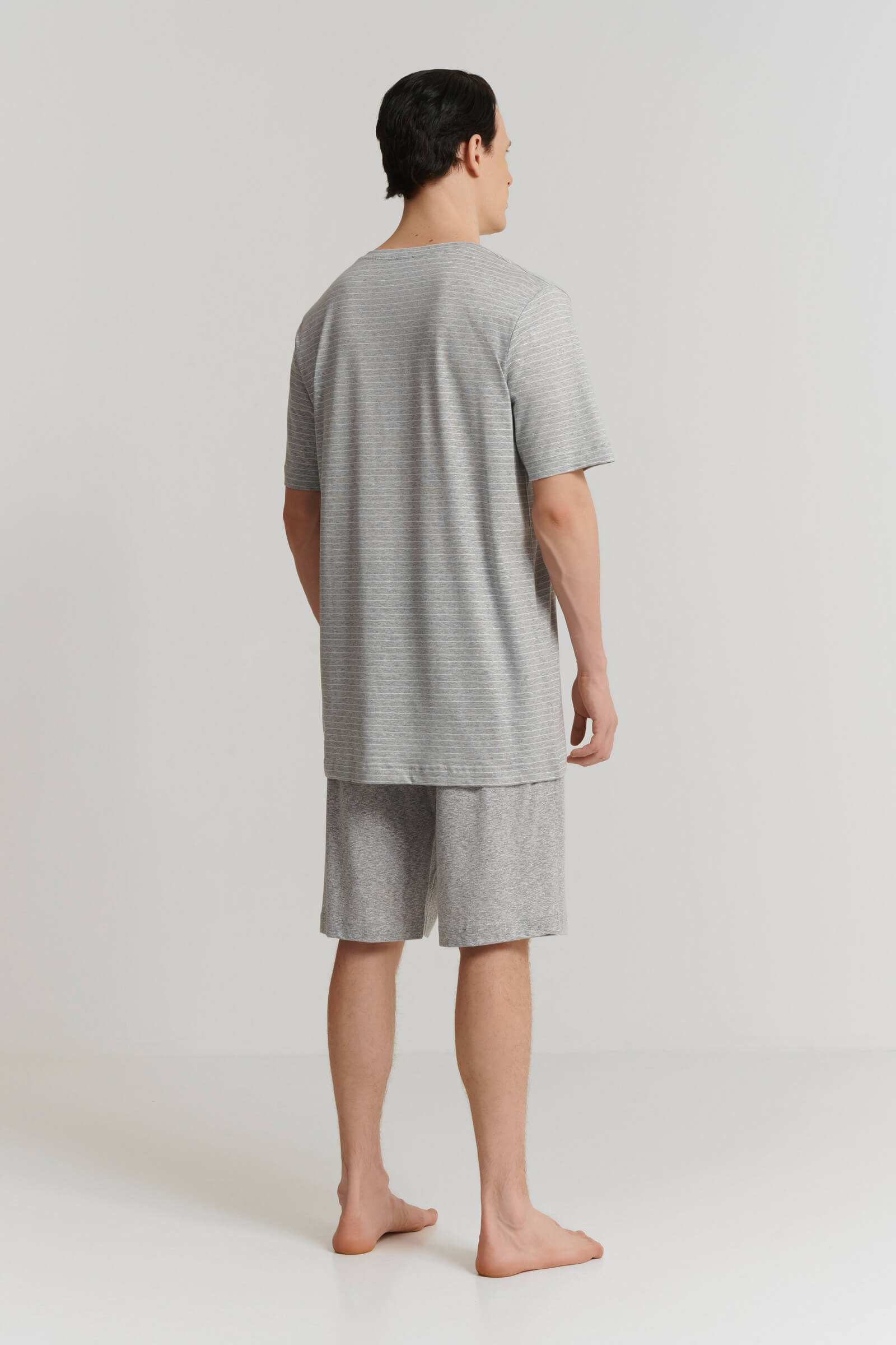 Короткая пижама из хлопка и шелка Бренд Zimmerli Изображение 6
