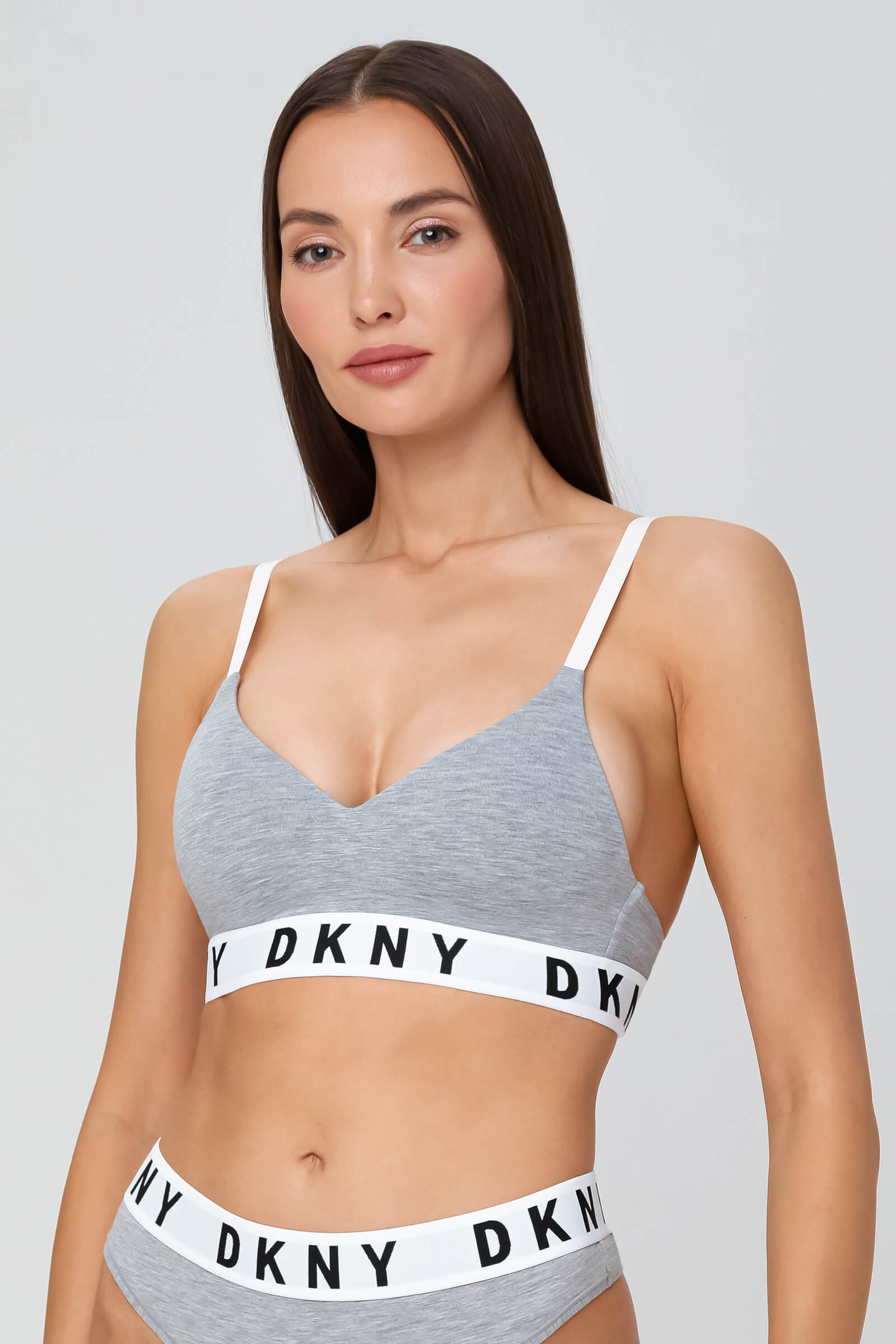 Бюстгальтер топ с треугольными чашками Бренд DKNY Изображение 2