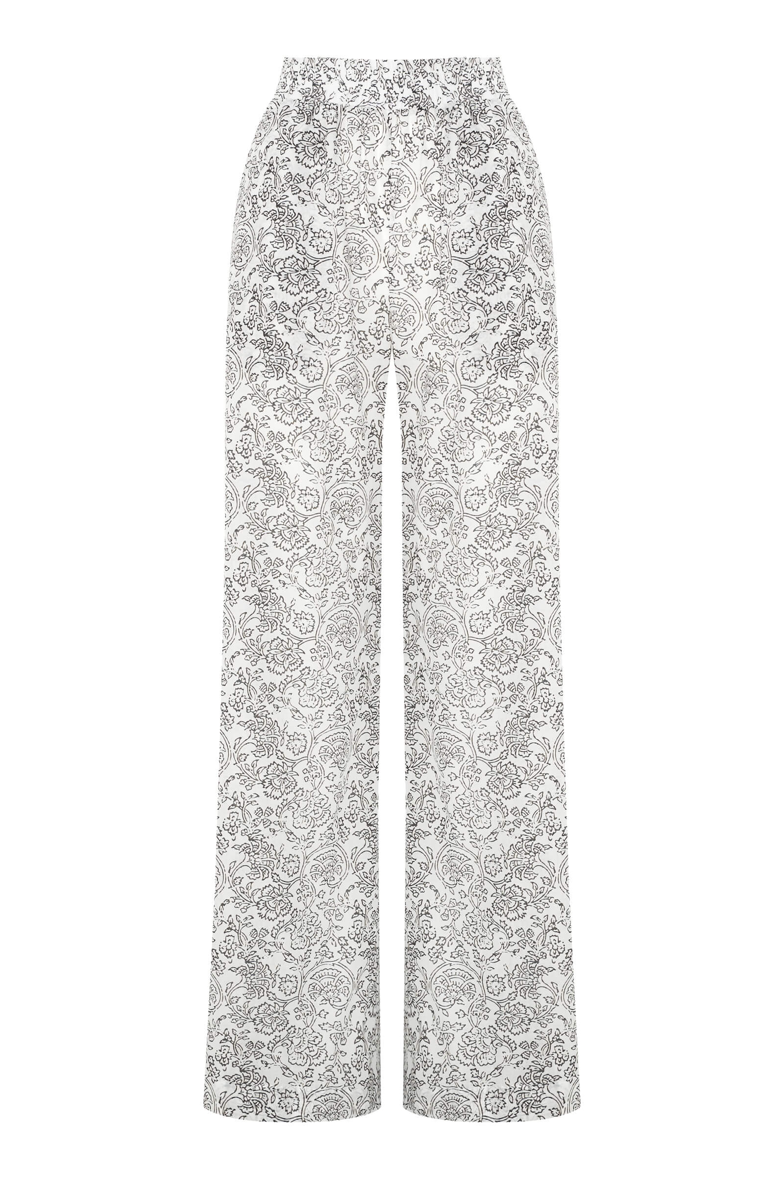 Хлопковые свободные брюки Бренд Ermanno Scervino