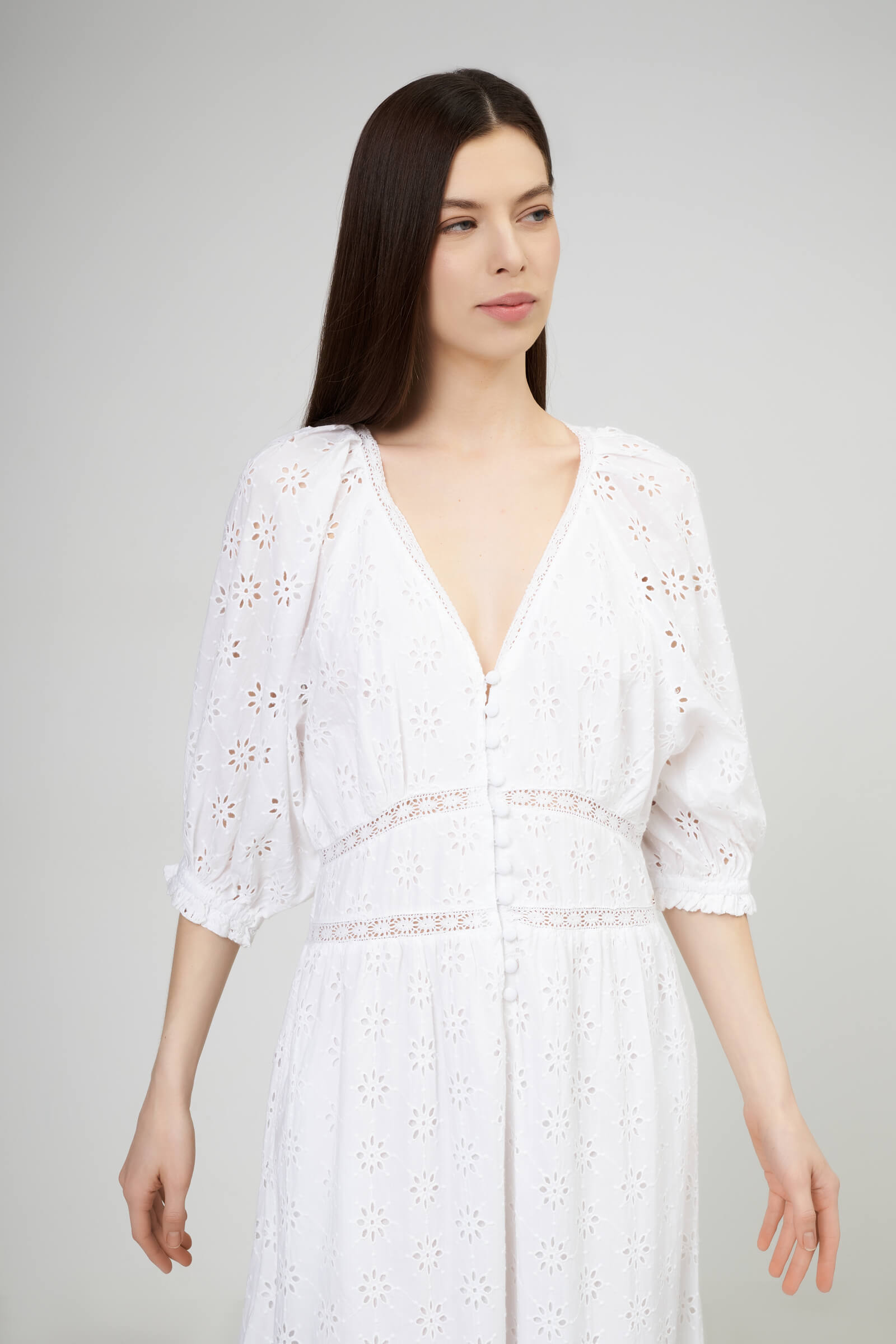 Платье из хлопкового шитья Бренд Melissa Odabash Изображение 4