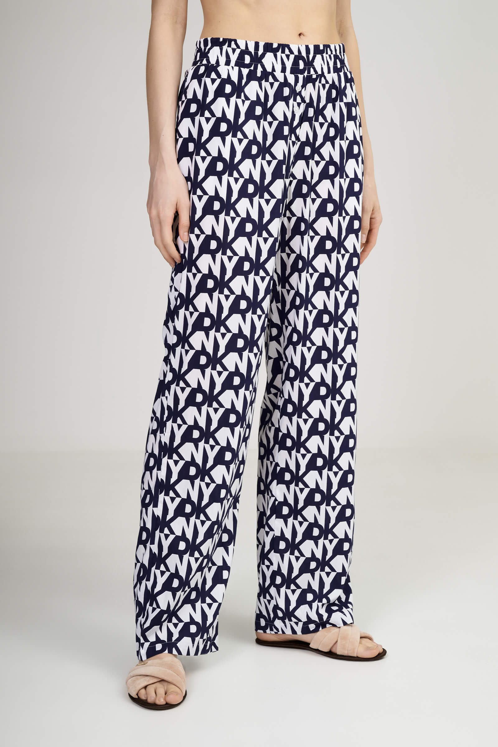 Пижама из хлопка и вискозы Бренд DKNY Изображение 10