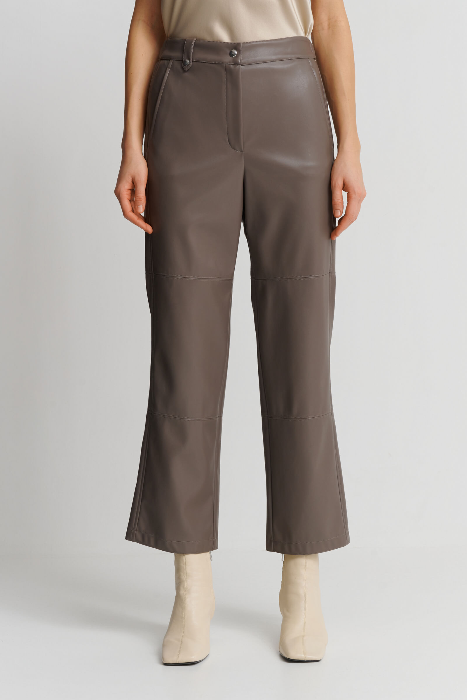 Брюки из экокожи Бренд Max Mara Изображение 2