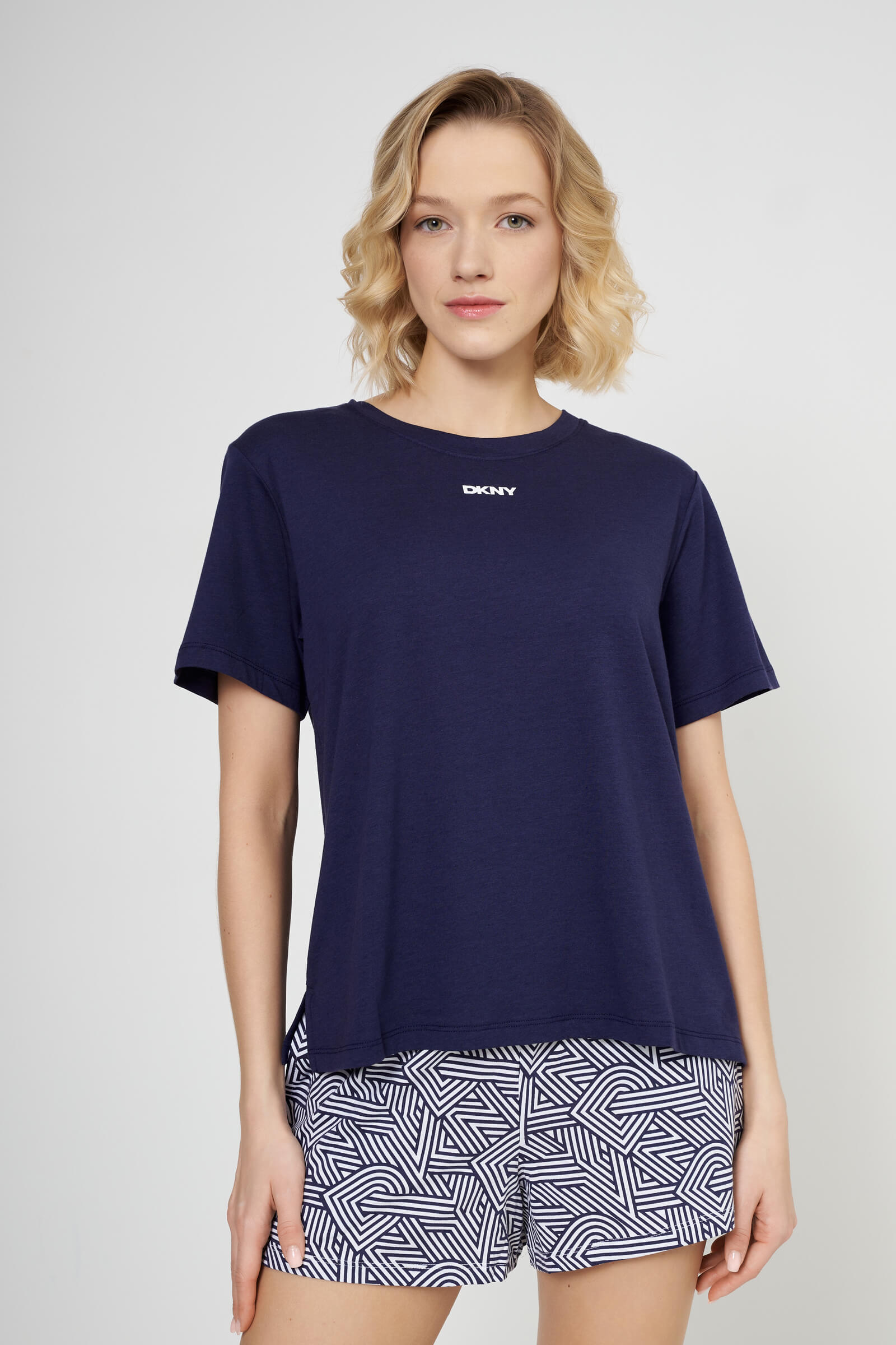 Пижама из смесового хлопка Бренд DKNY Изображение 4