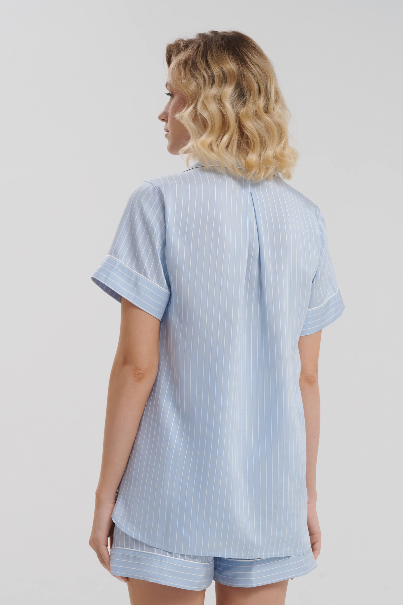 Короткая пижама с добавлением шелка Бренд Zimmerli Изображение 9