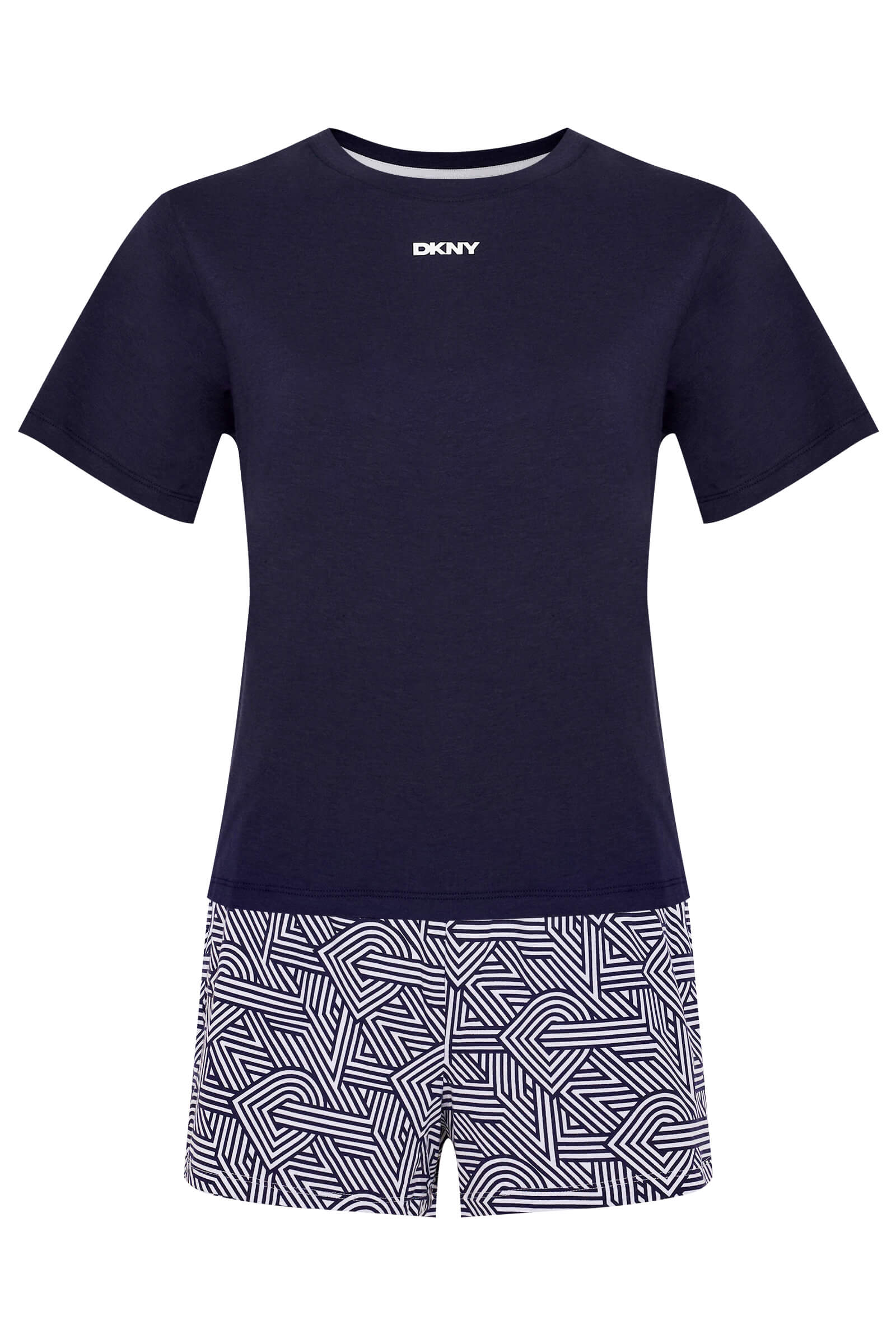 Пижама из смесового хлопка Бренд DKNY
