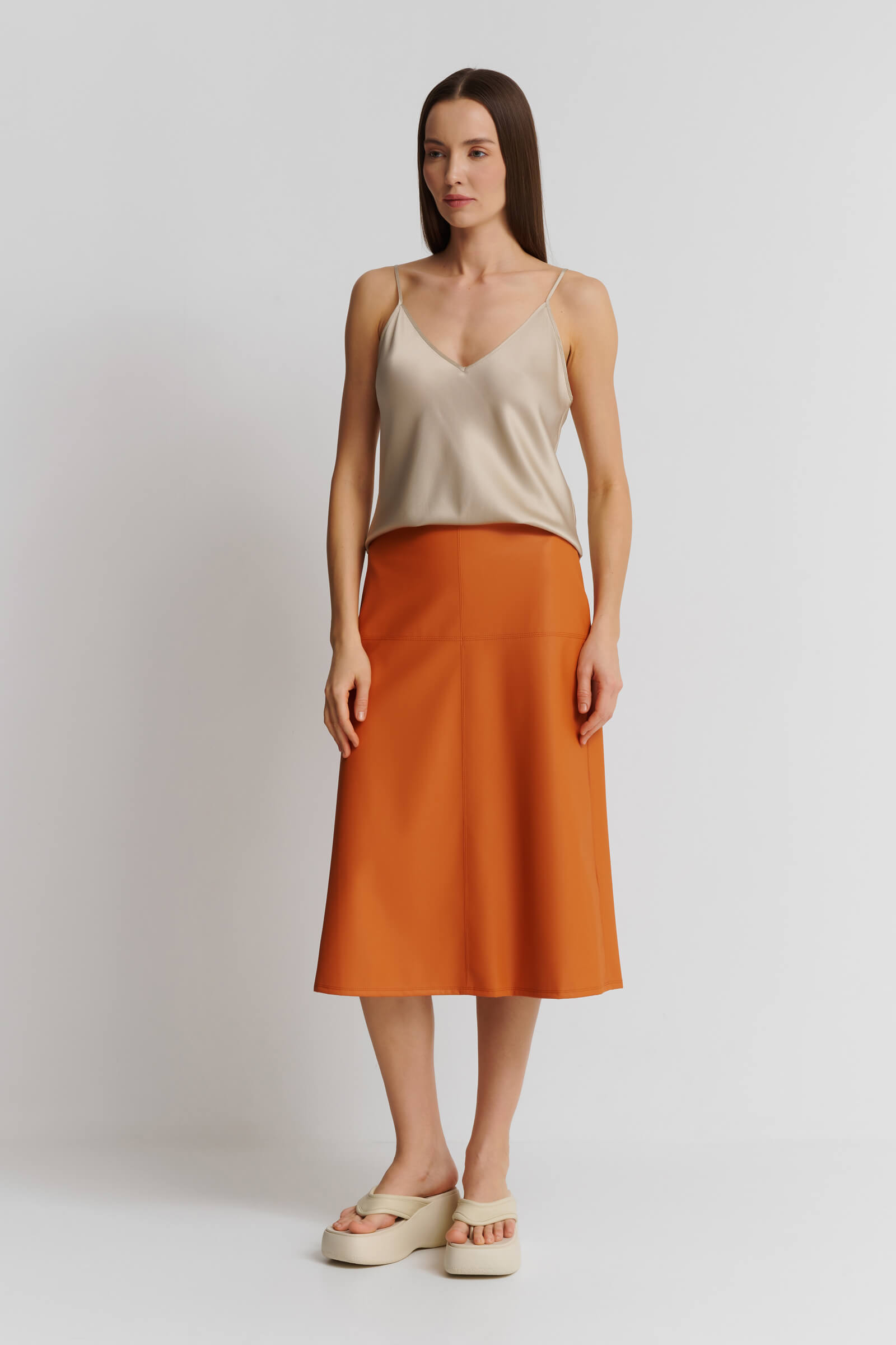 Юбка из экокожи Бренд Max Mara Изображение 5