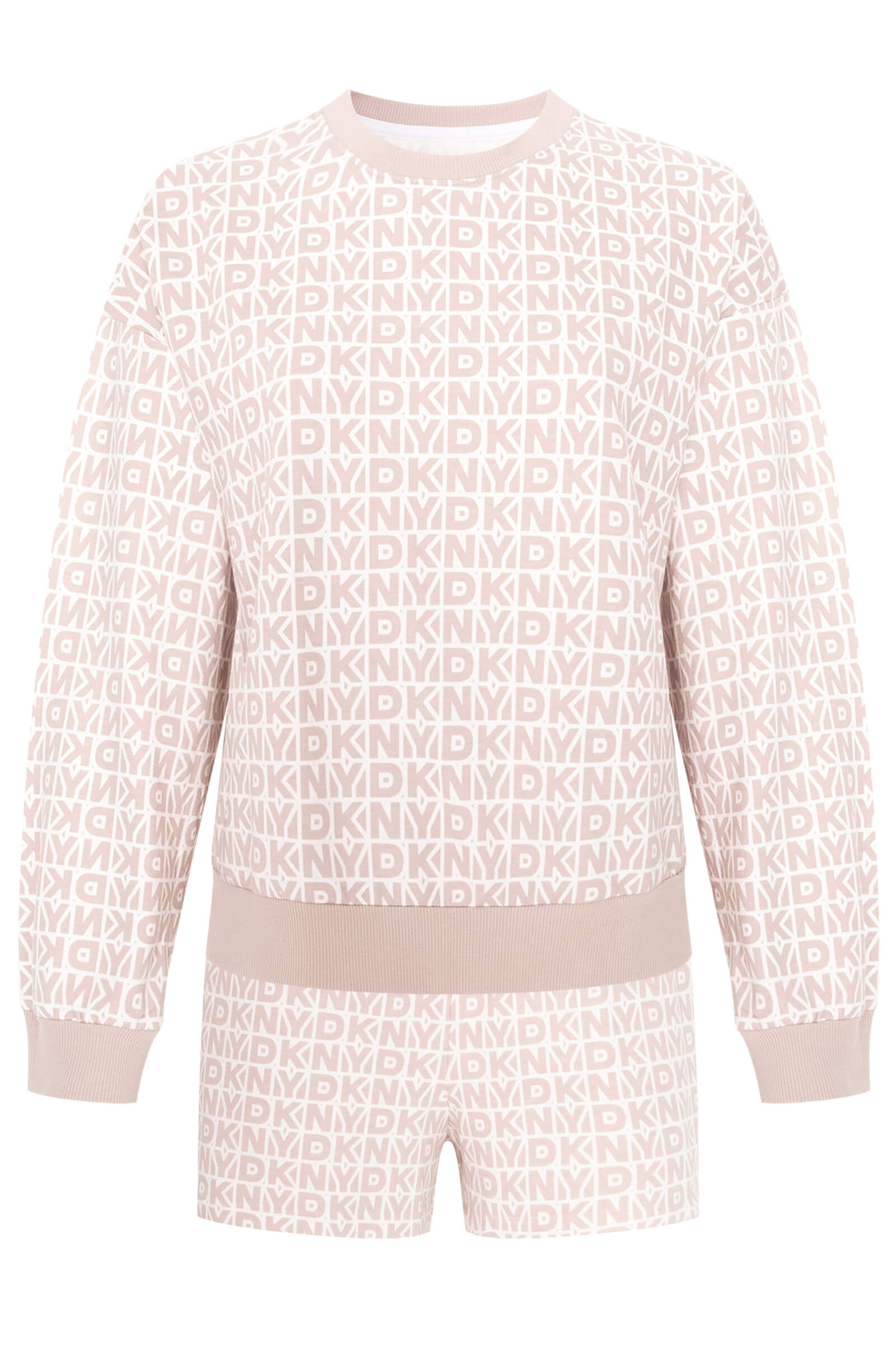Хлопковый комплект с шортами Бренд DKNY