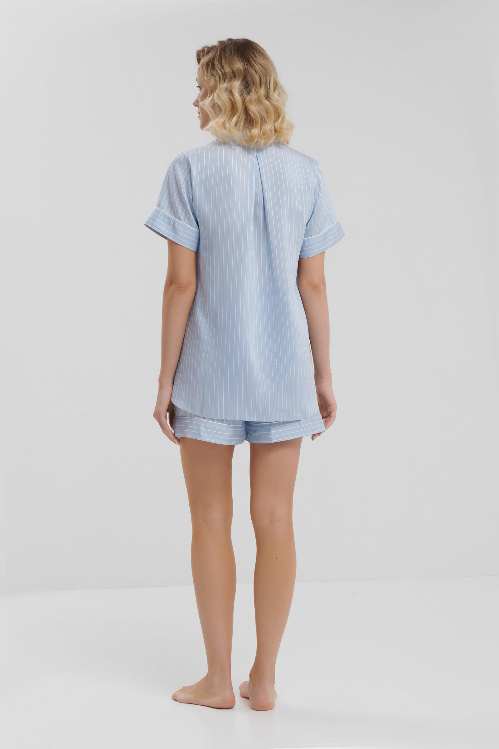 Короткая пижама с добавлением шелка Бренд Zimmerli Изображение 6