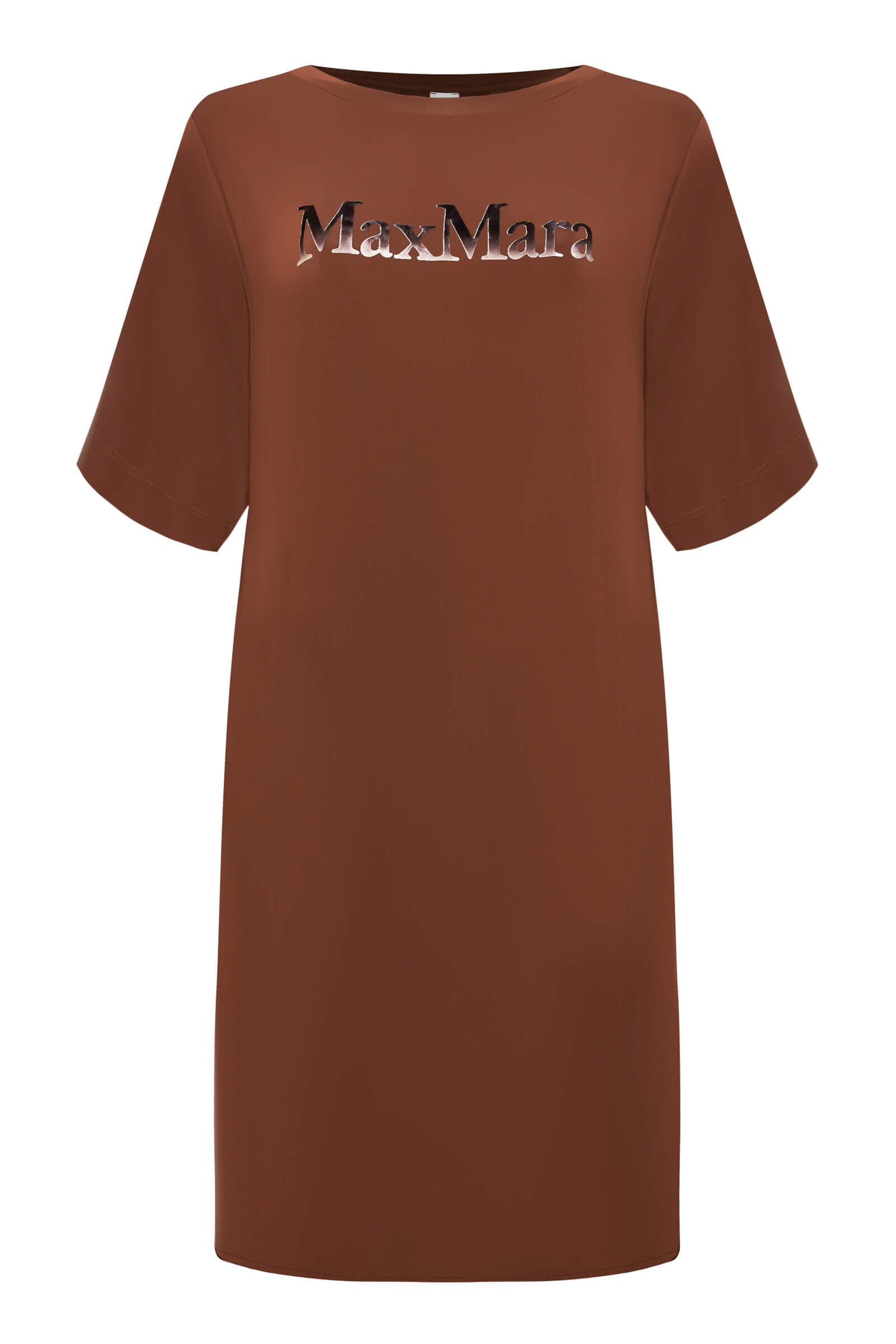 Платье-футболка из шелковистой вискозы Бренд Max Mara