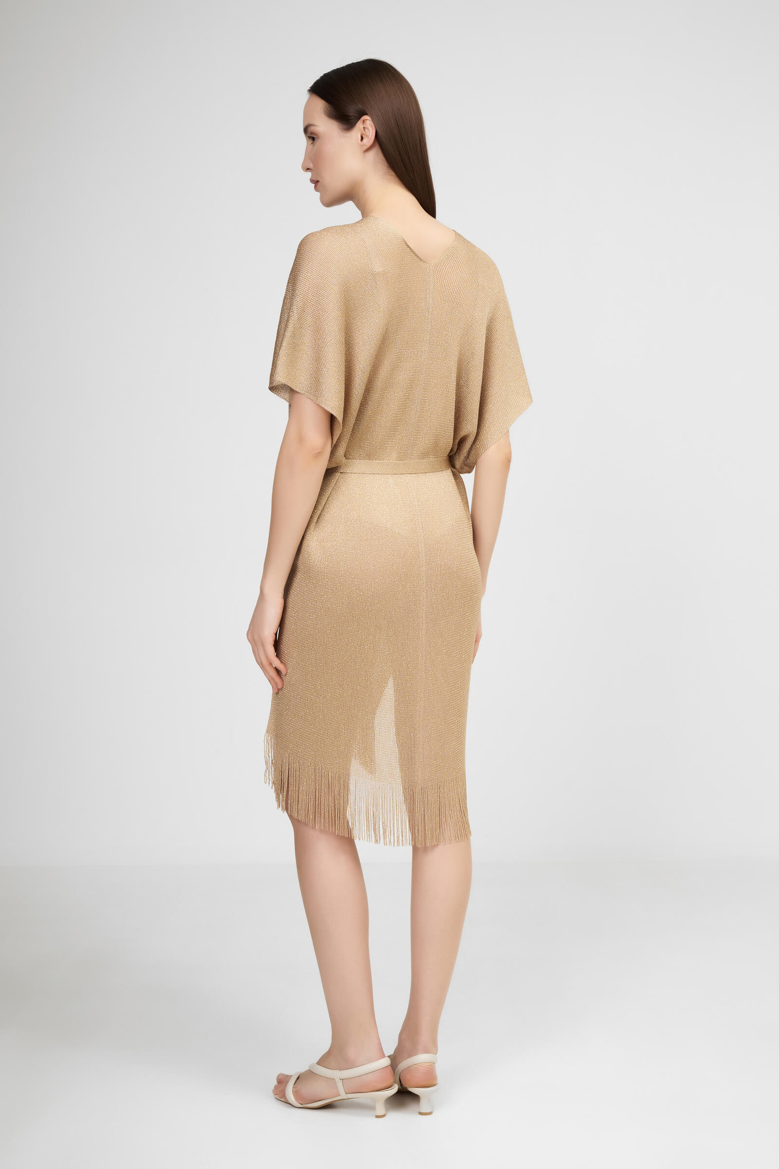 Трикотажная туника с бахромой Бренд Max Mara Изображение 3