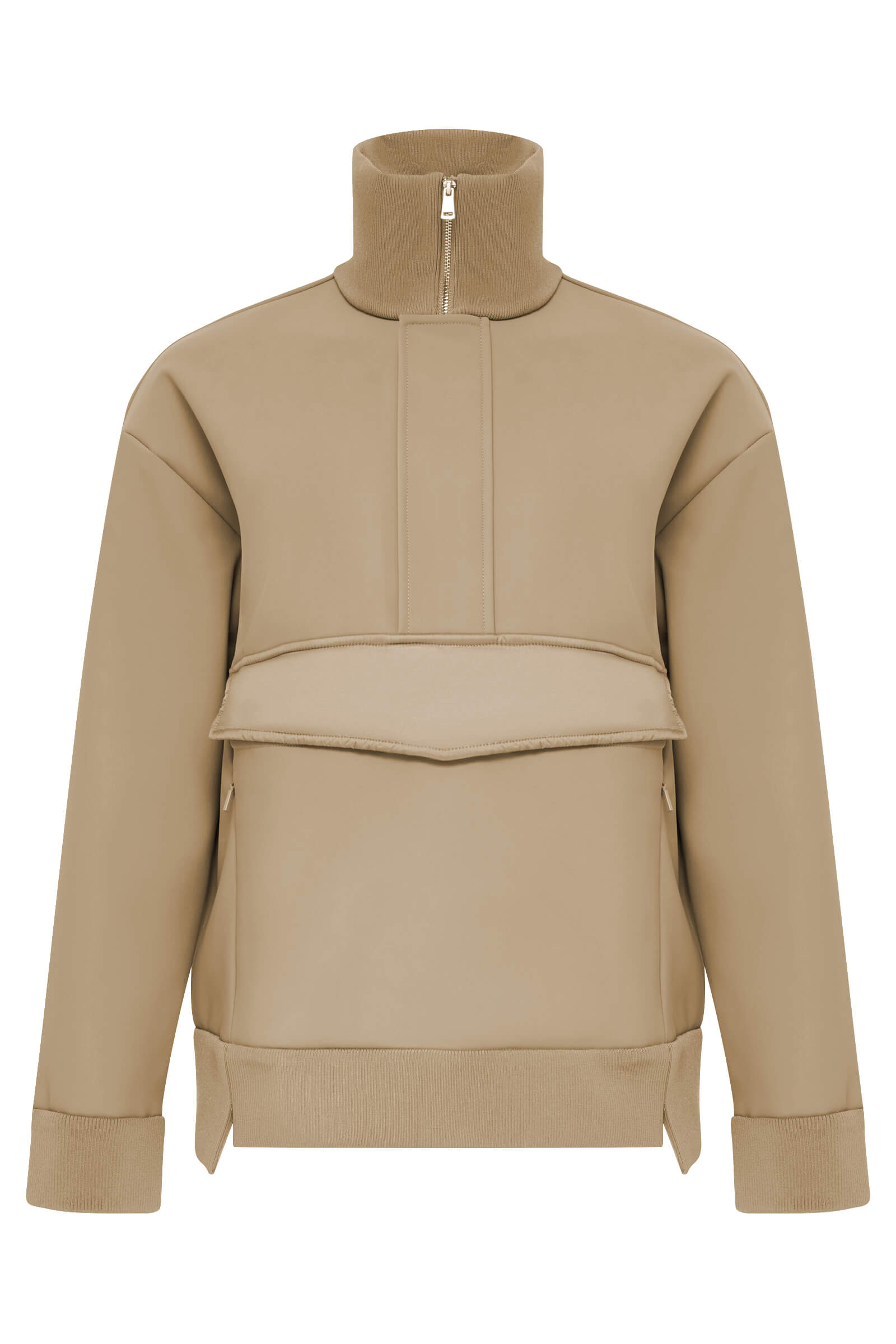 Толстовка с объемным накладным карманом Бренд Max Mara
