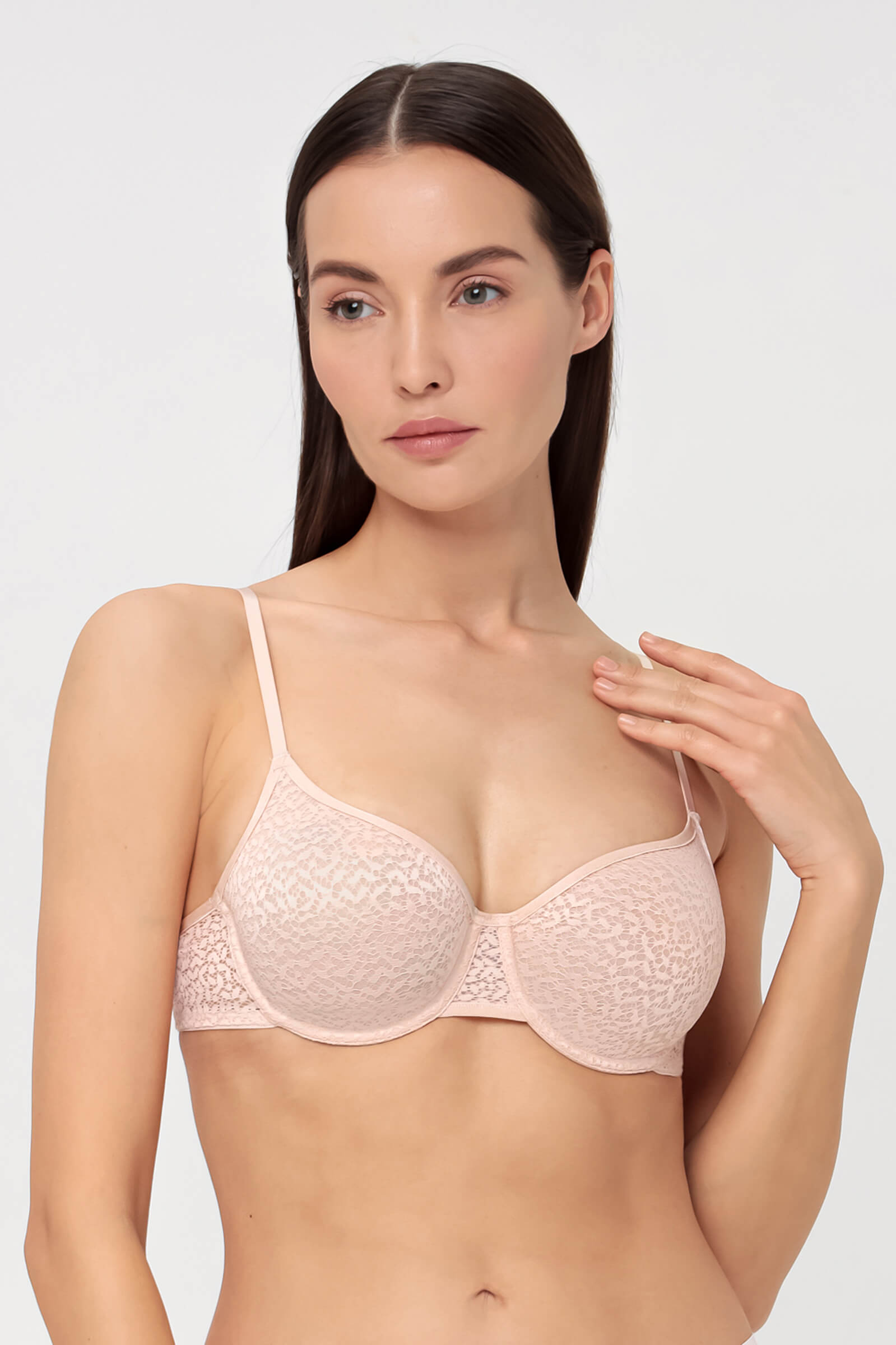 Кружевной бюстгальтер на косточках Бренд DKNY Изображение 5