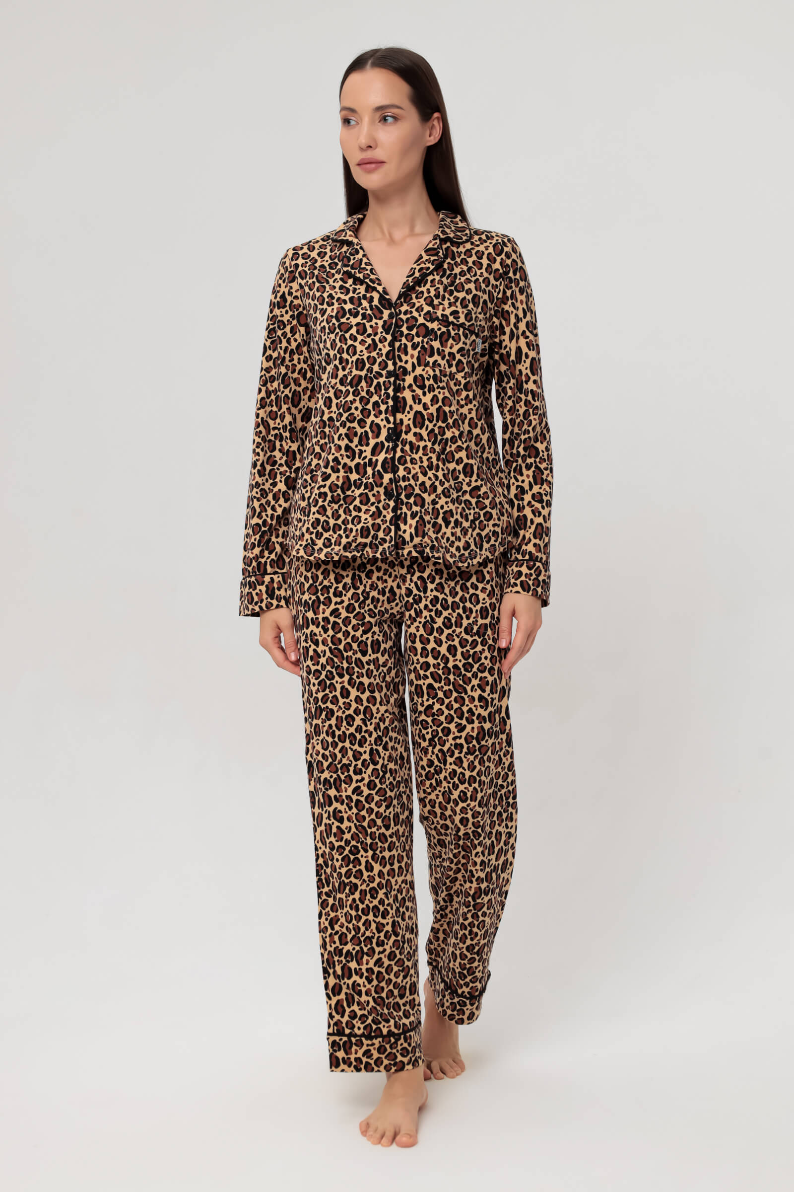 Длинная хлопковая пижама Бренд DKNY Изображение 2