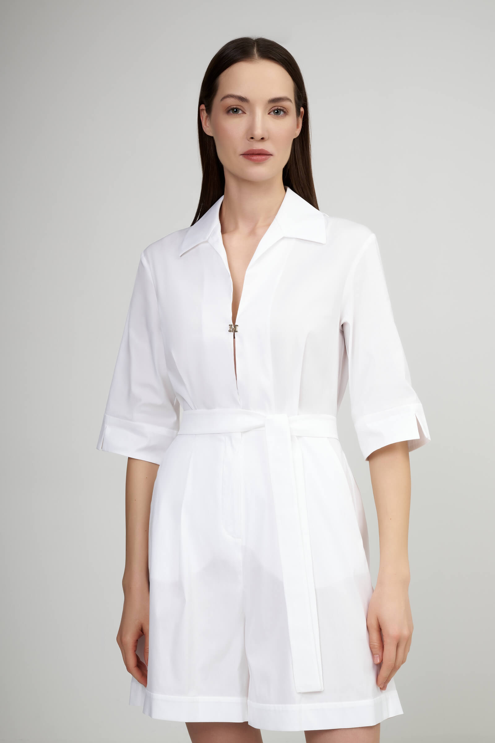 Хлопковый короткий комбинезон Бренд Max Mara Изображение 2