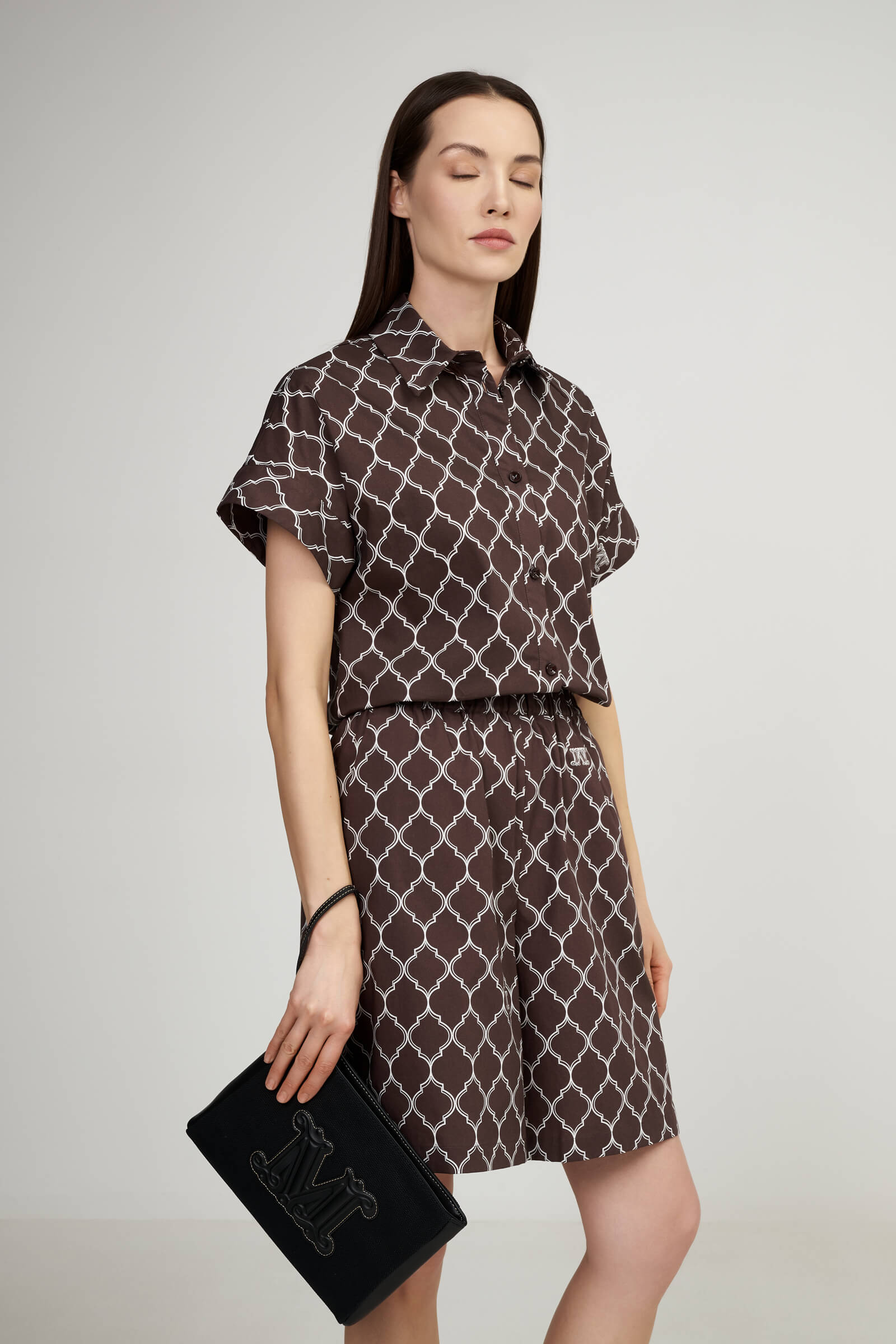 Клатч из плотного хлопка с логотипом Бренд Max Mara Изображение 5