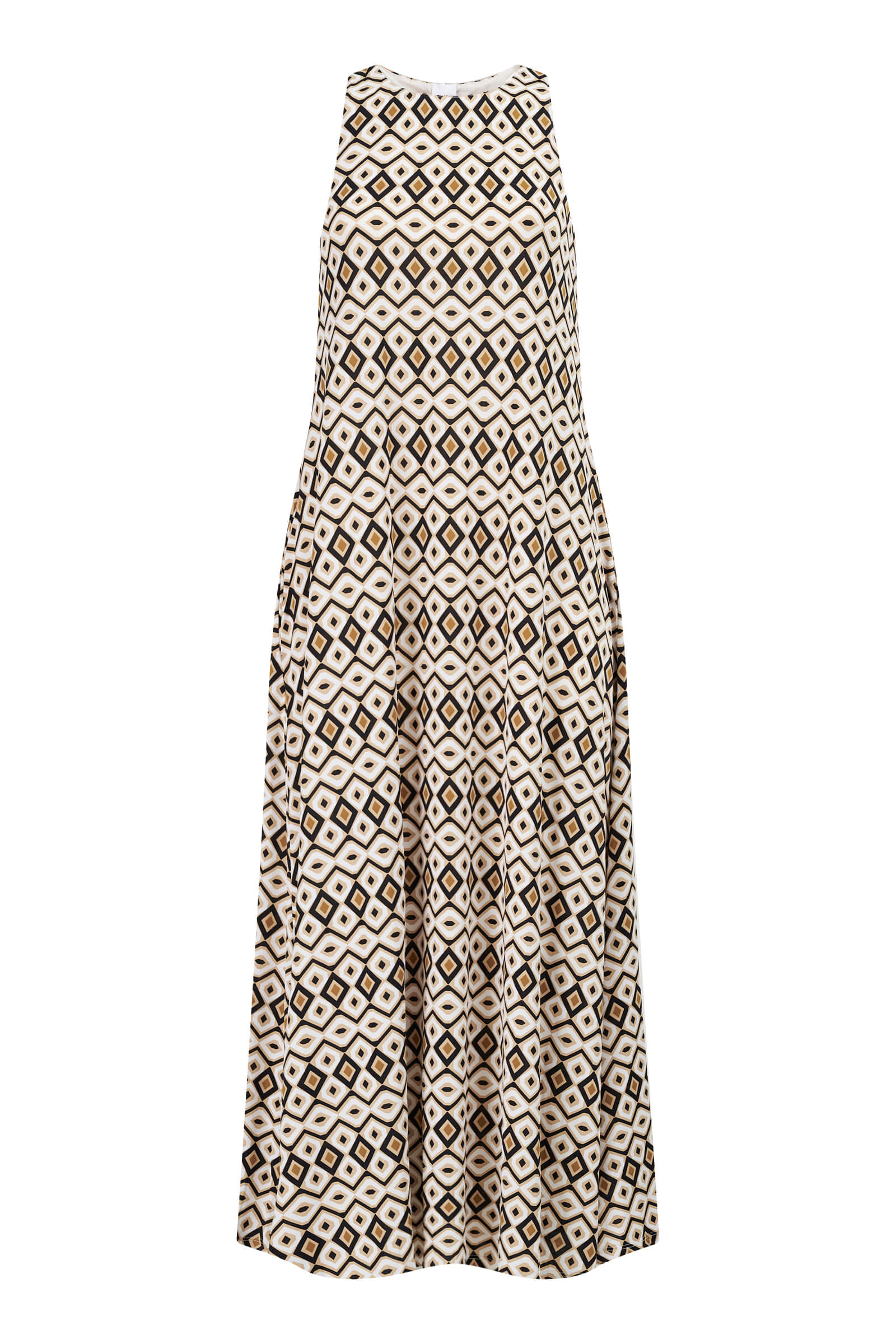 Платье без рукавов из шелковистой вискозы Бренд Max Mara