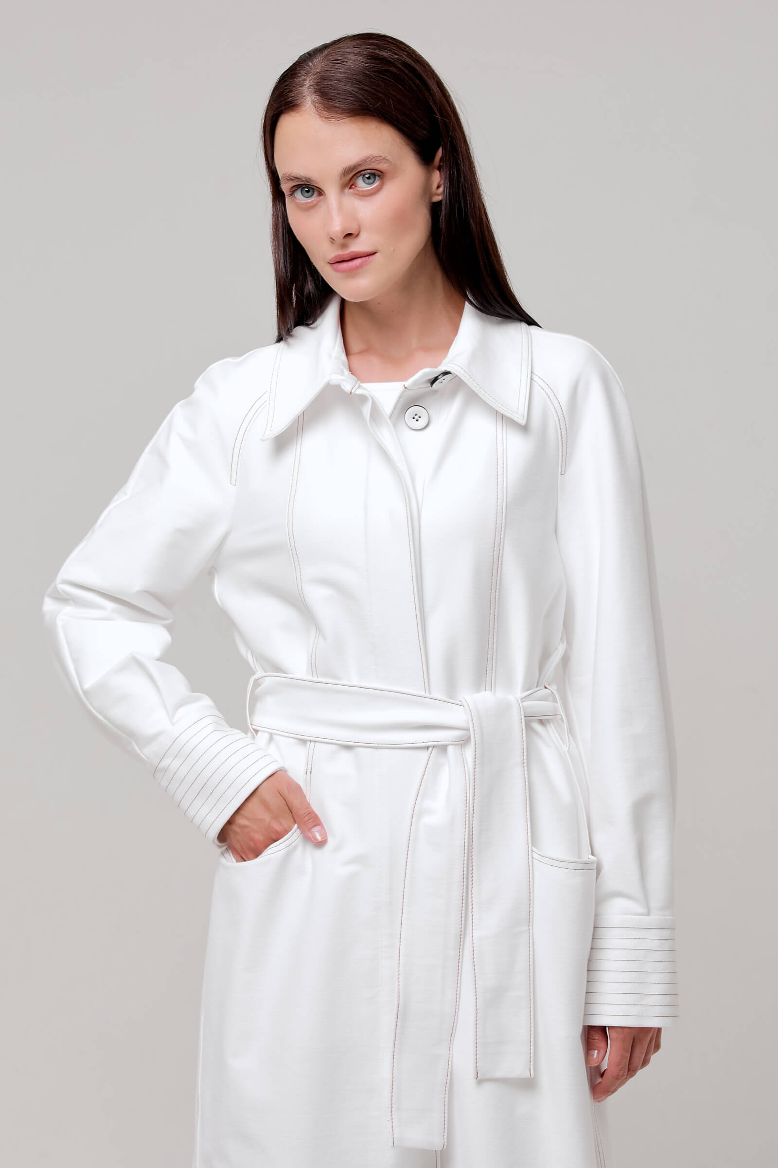 Плащ с отложным воротником Бренд Max Mara Изображение 4