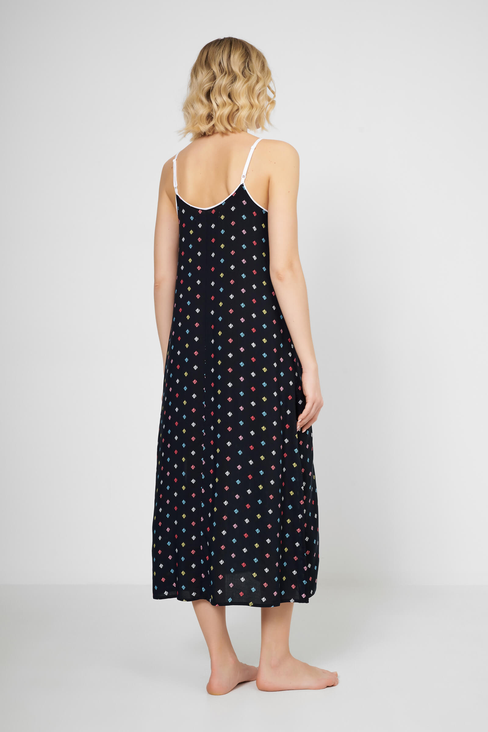 Ночная сорочка из 100% вискозы Бренд DKNY Изображение 3