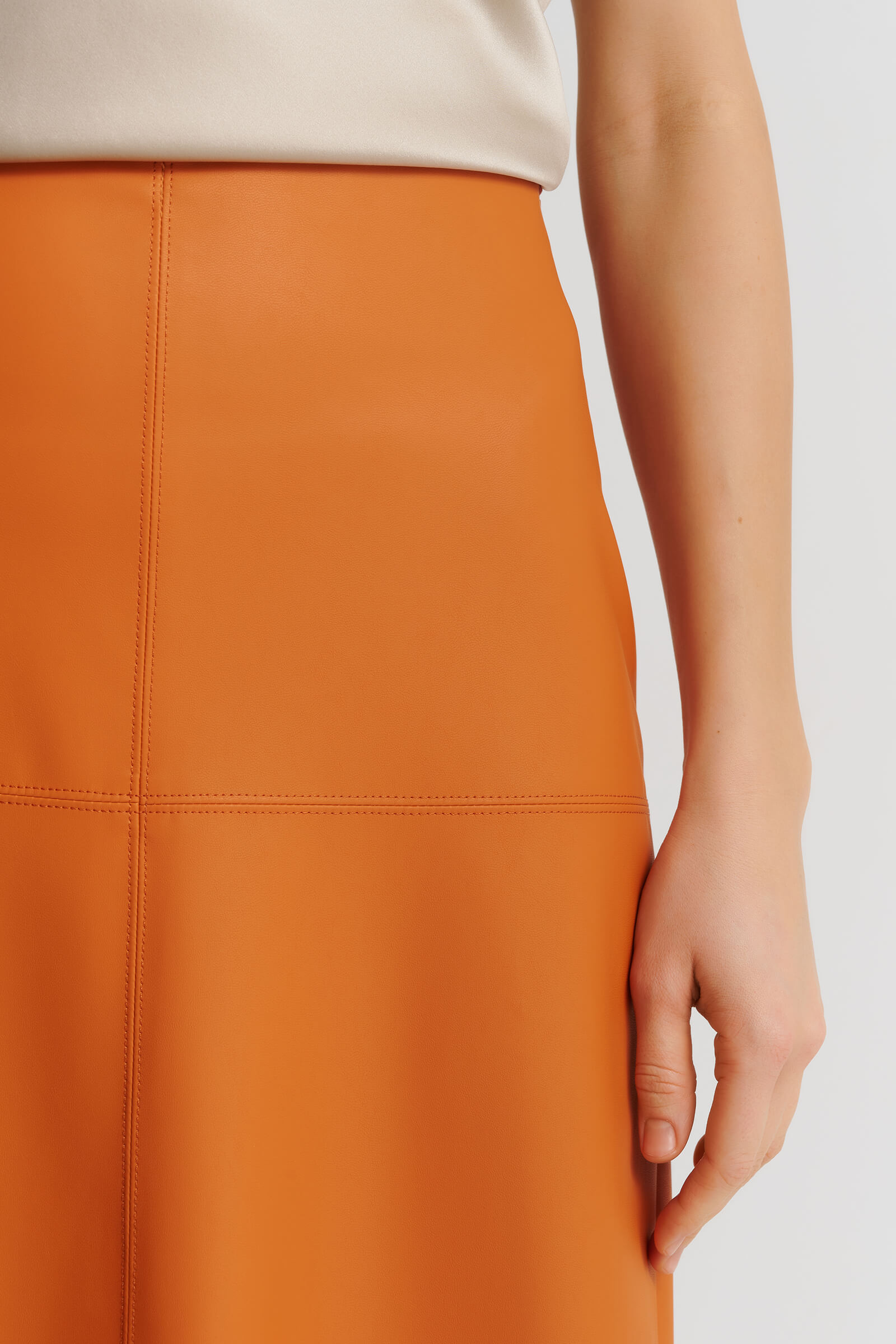 Юбка из экокожи Бренд Max Mara Изображение 6