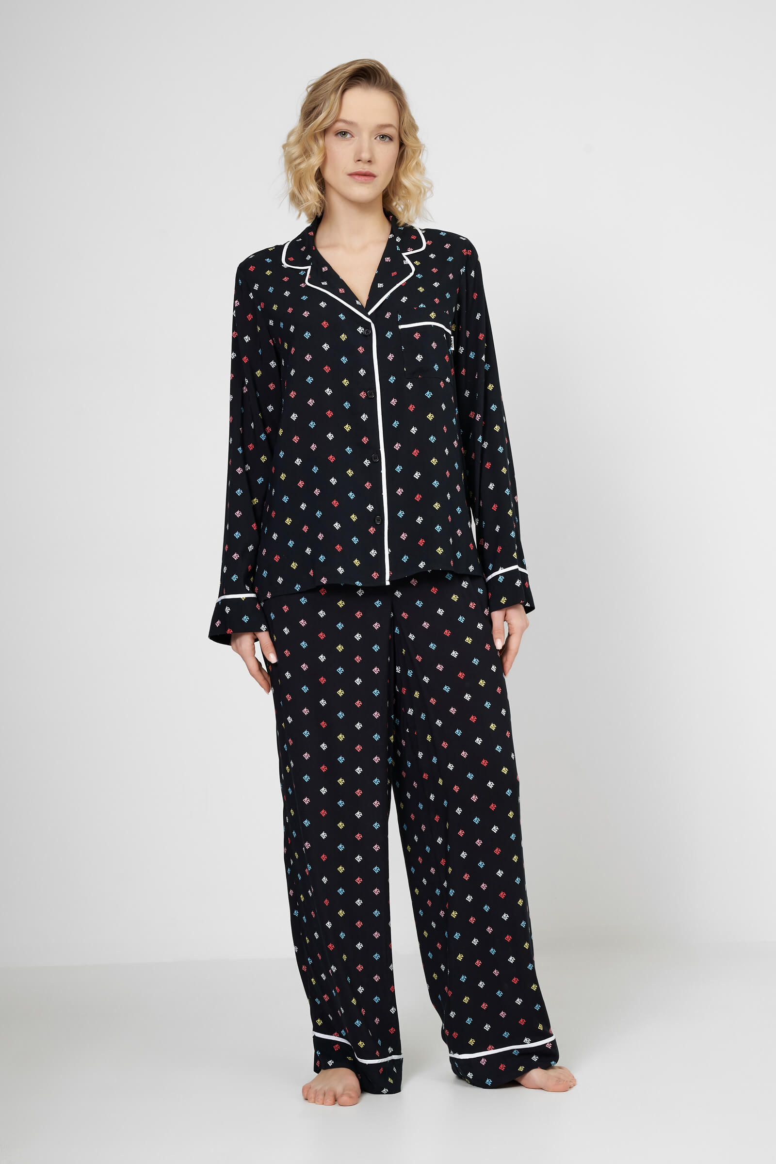 Пижама из 100% вискозы Бренд DKNY Изображение 4