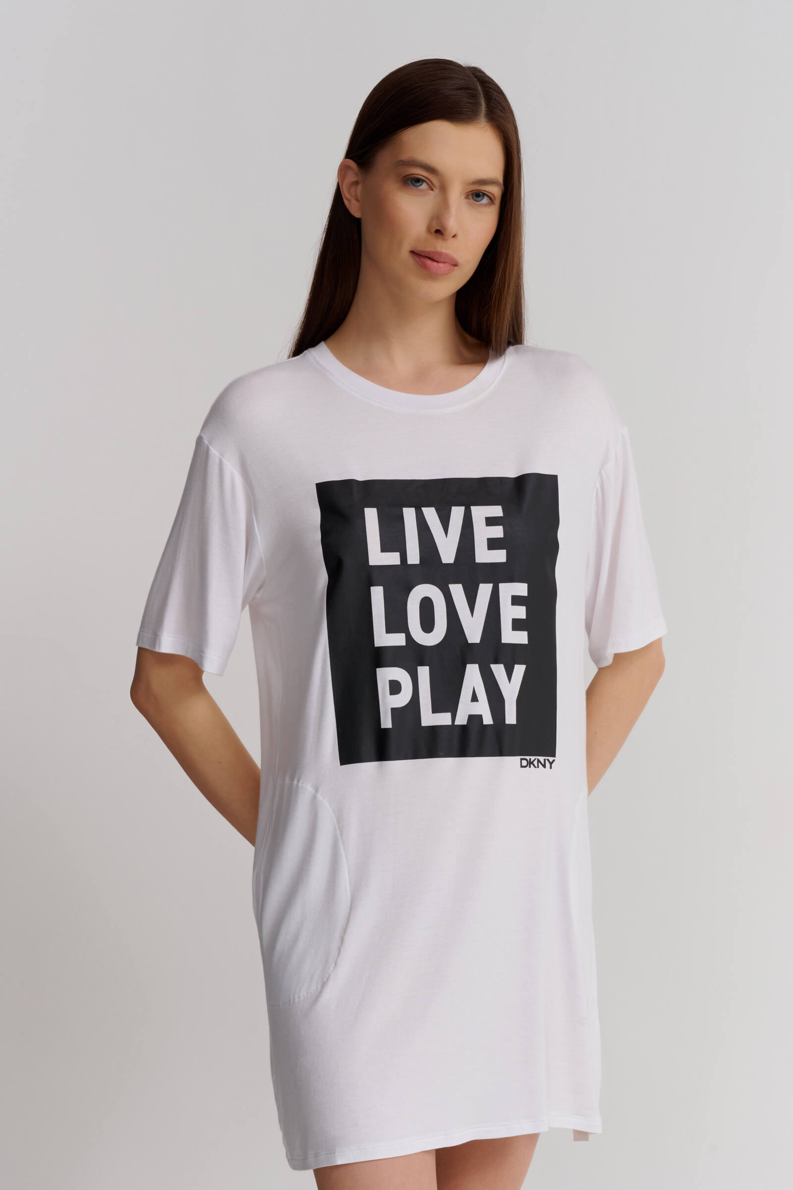 Короткая ночная сорочка Бренд DKNY Изображение 4