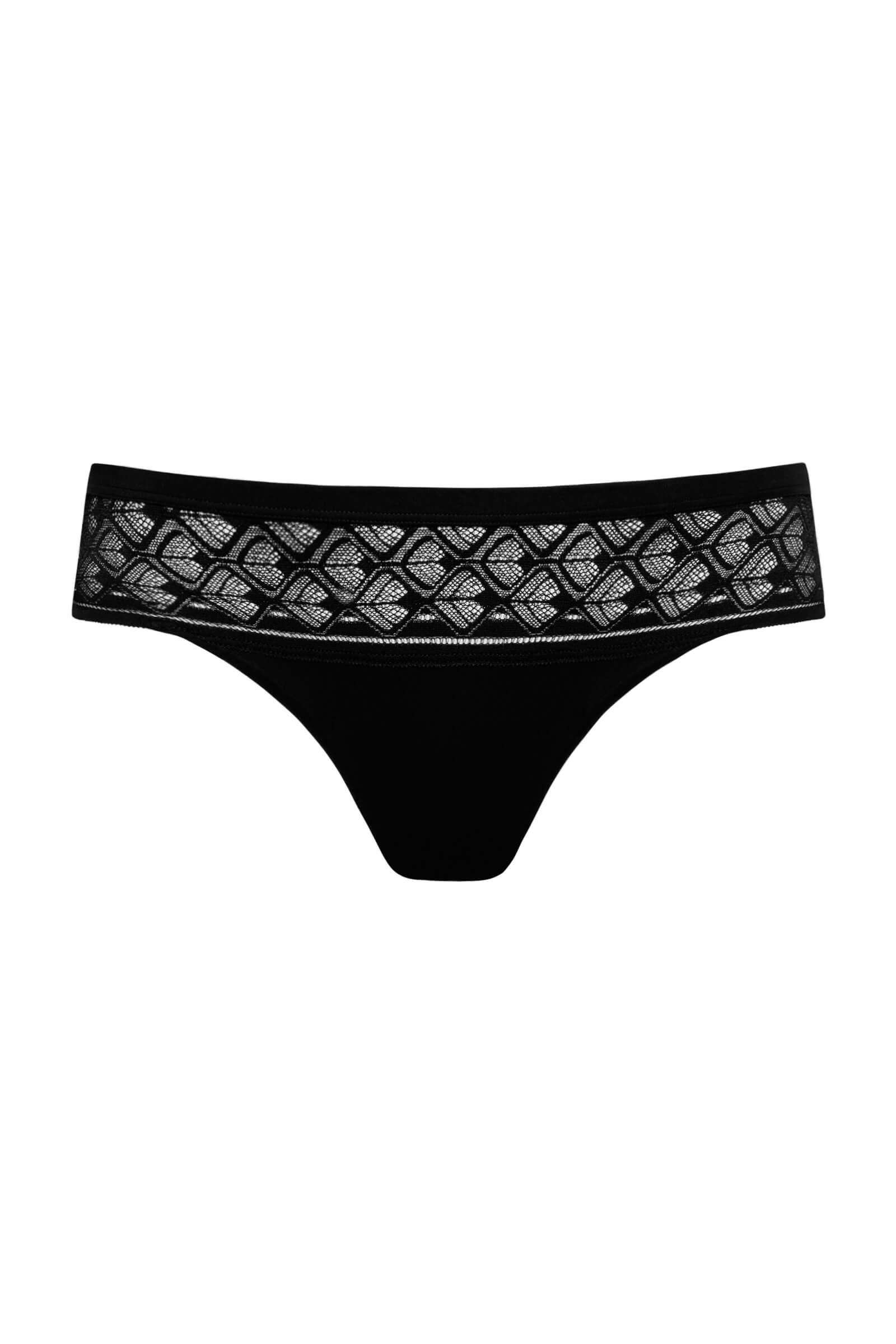 Трусы слипы с геометричным кружевом Бренд Chantelle