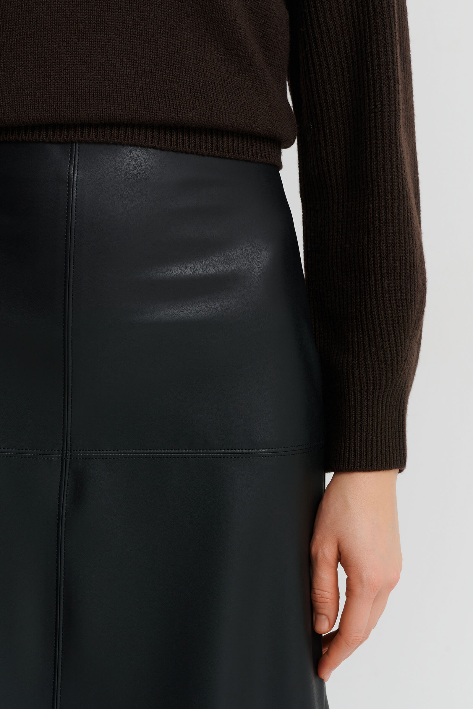 Юбка из экокожи Бренд Max Mara Изображение 5