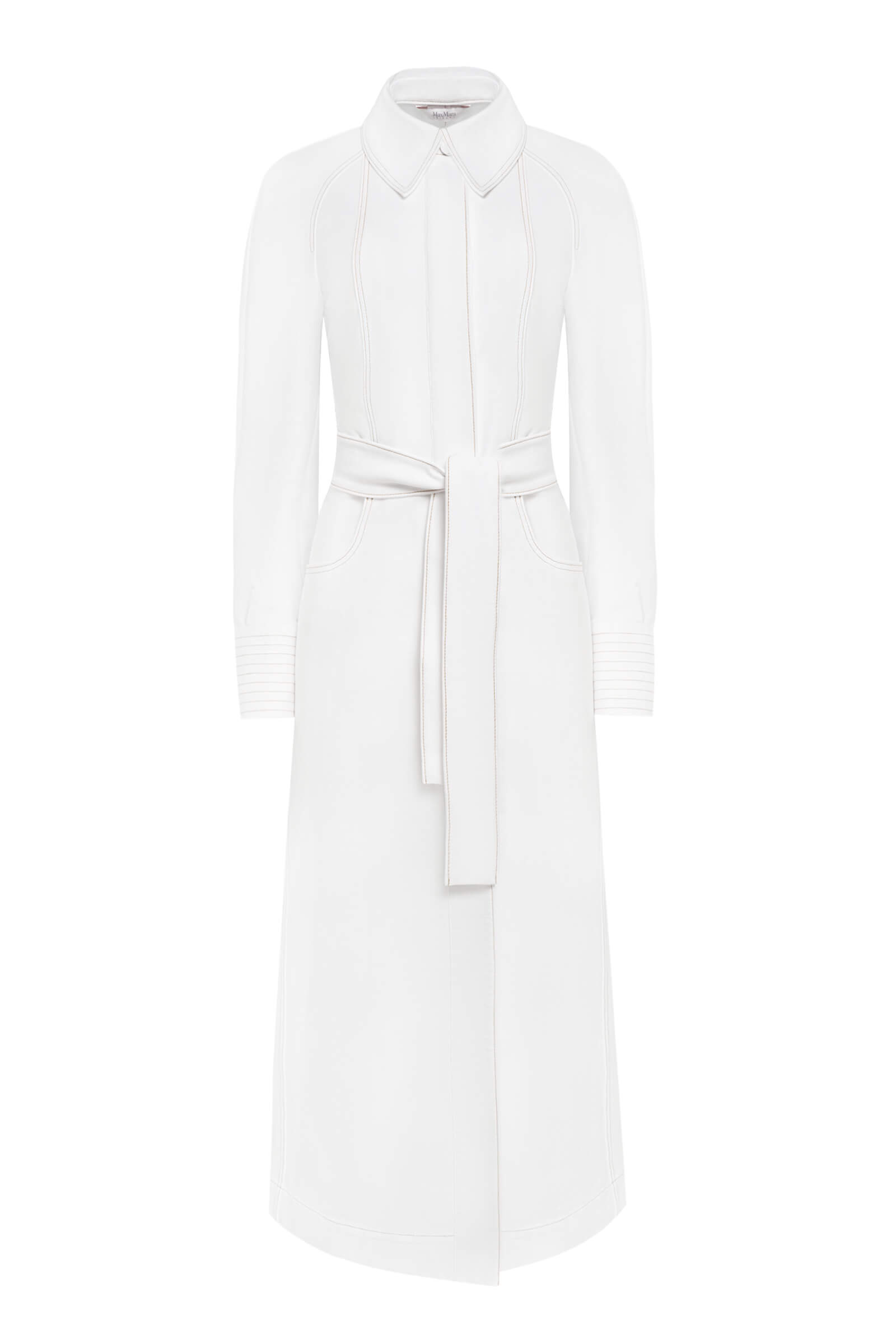 Плащ с отложным воротником Бренд Max Mara
