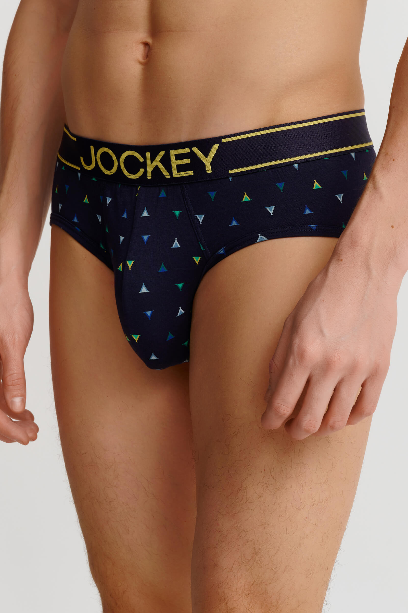 Трусы брифы из хлопка с логотипом на поясе Бренд Jockey Изображение 2