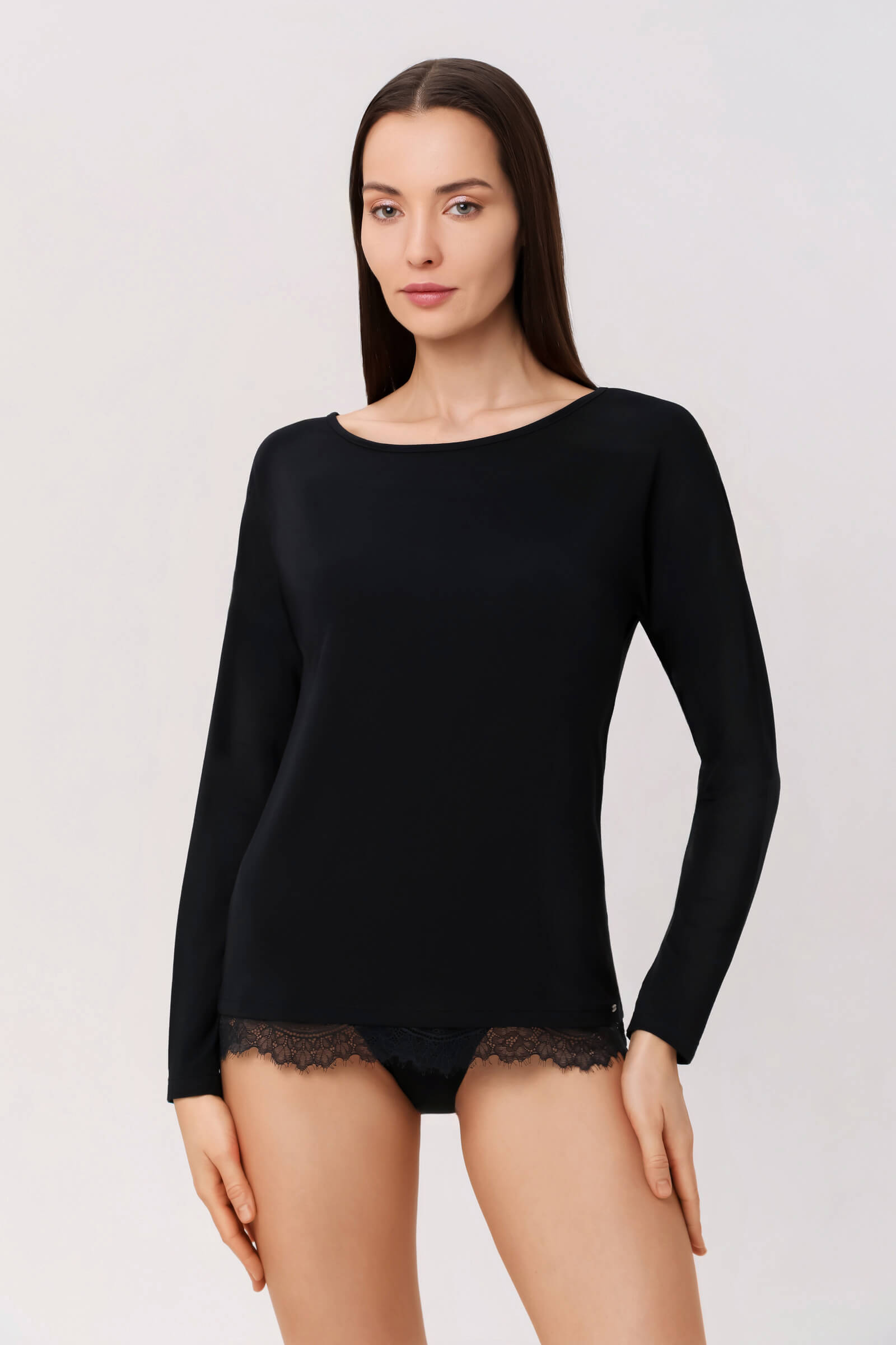 Лонгслив с кружевной отделкой Бренд SKINY Изображение 2