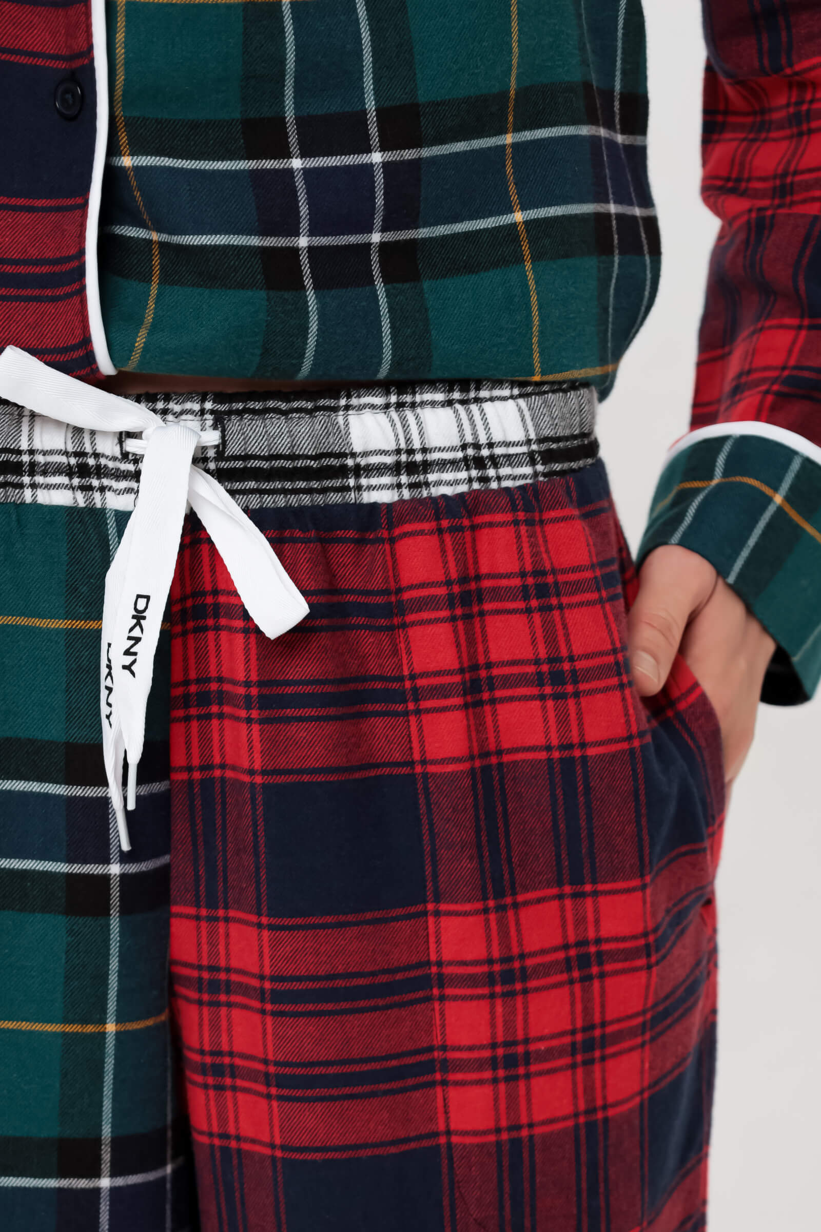 Длинная фланелевая пижама Бренд DKNY Изображение 4