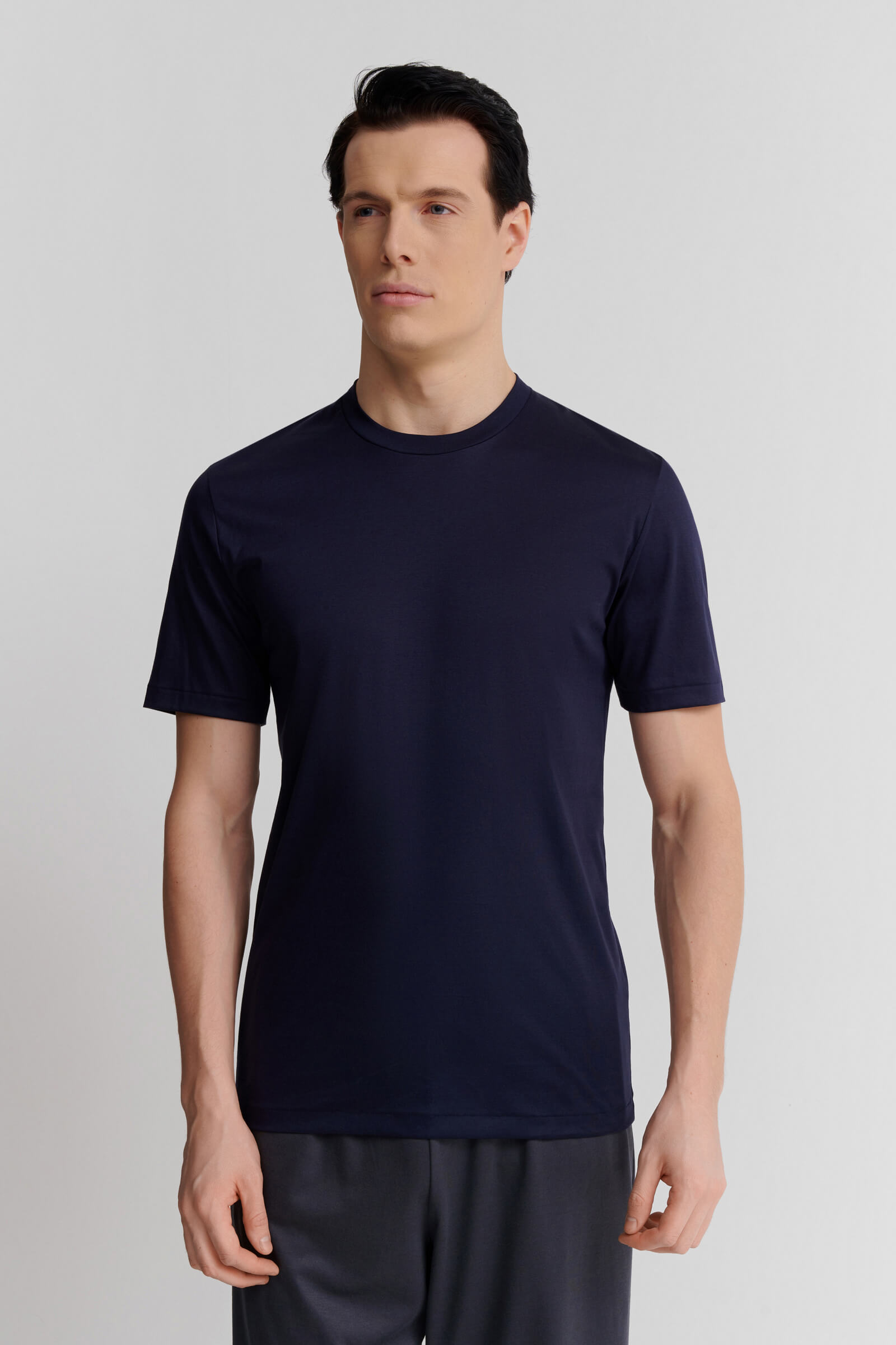 Футболка из редкого хлопка Sea Island Бренд Zimmerli Изображение 2